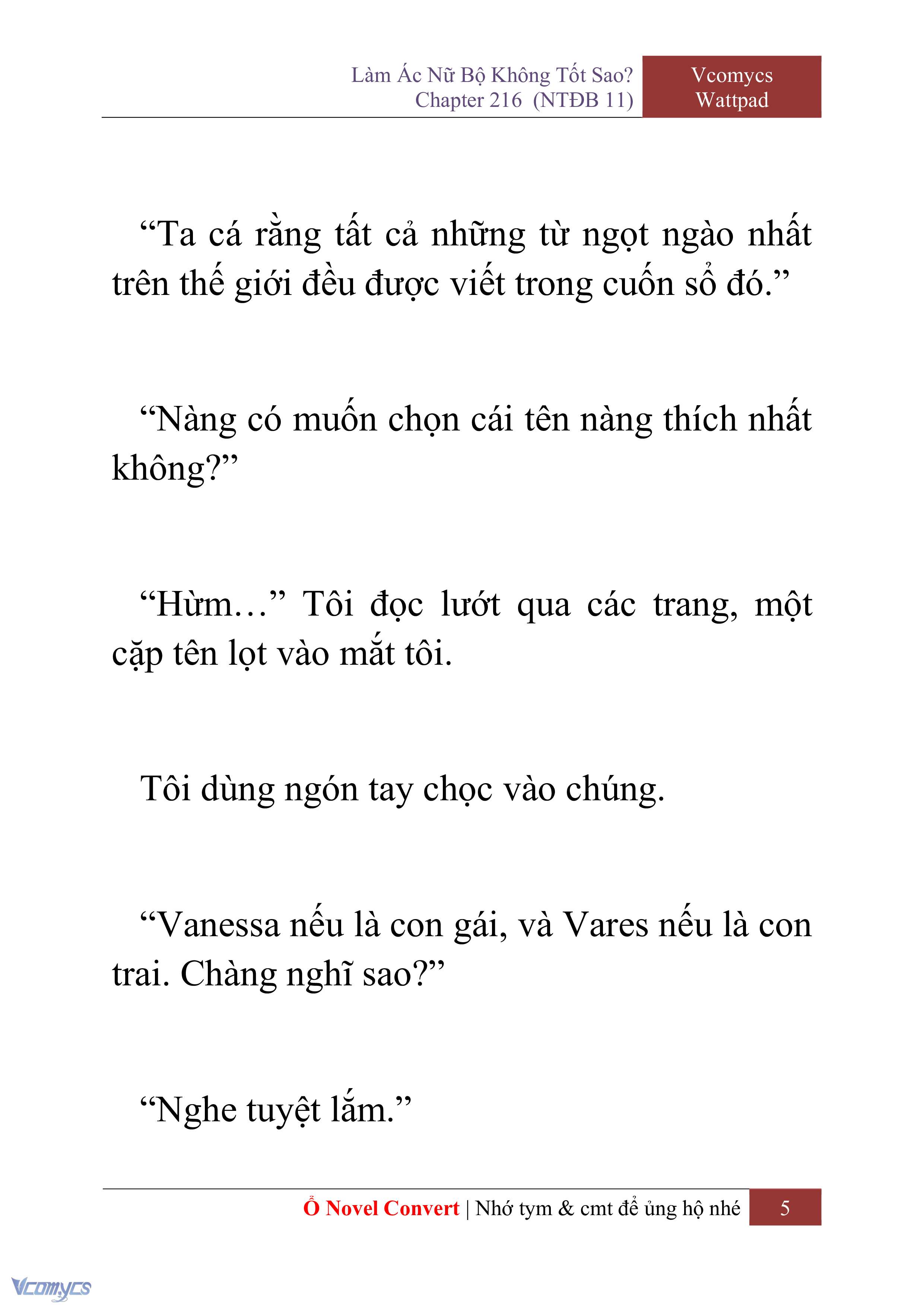 [Novel] Làm Ác Nữ Bộ Không Tốt Sao? Chap 216 - Trang 2