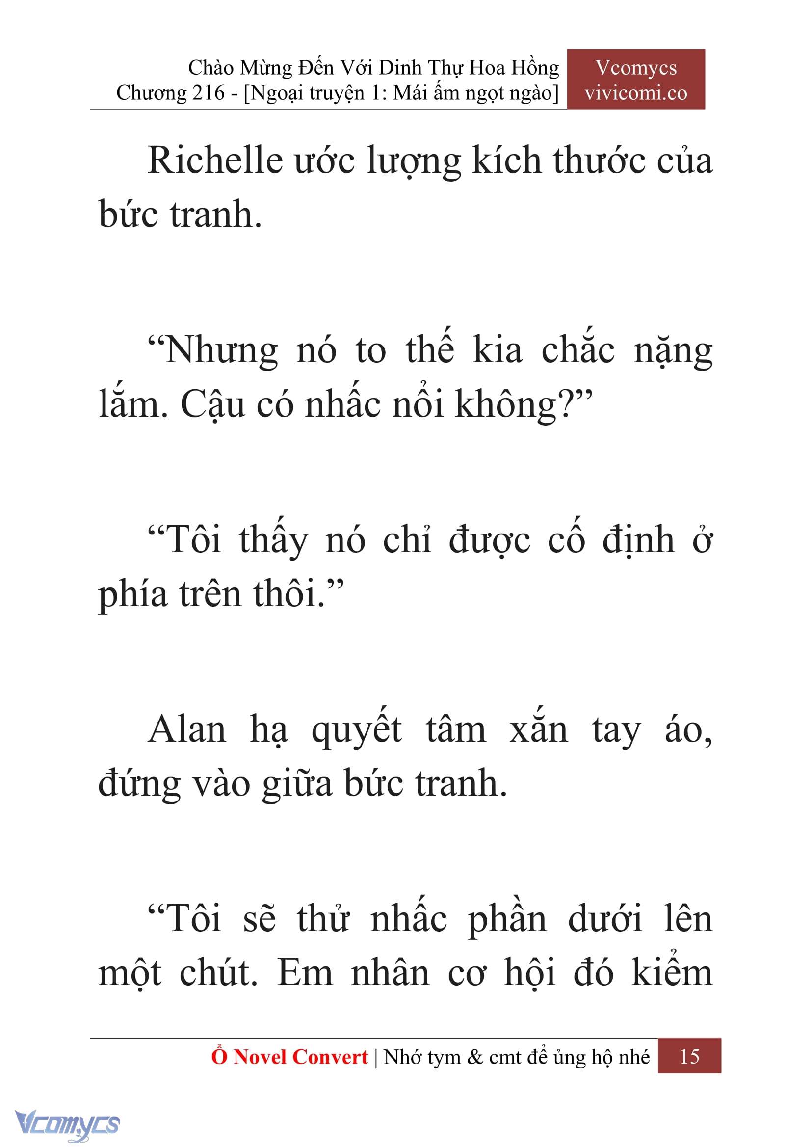 [Novel] Chào Mừng Đến Với Dinh Thự Hoa Hồng Chap 216 - Trang 2