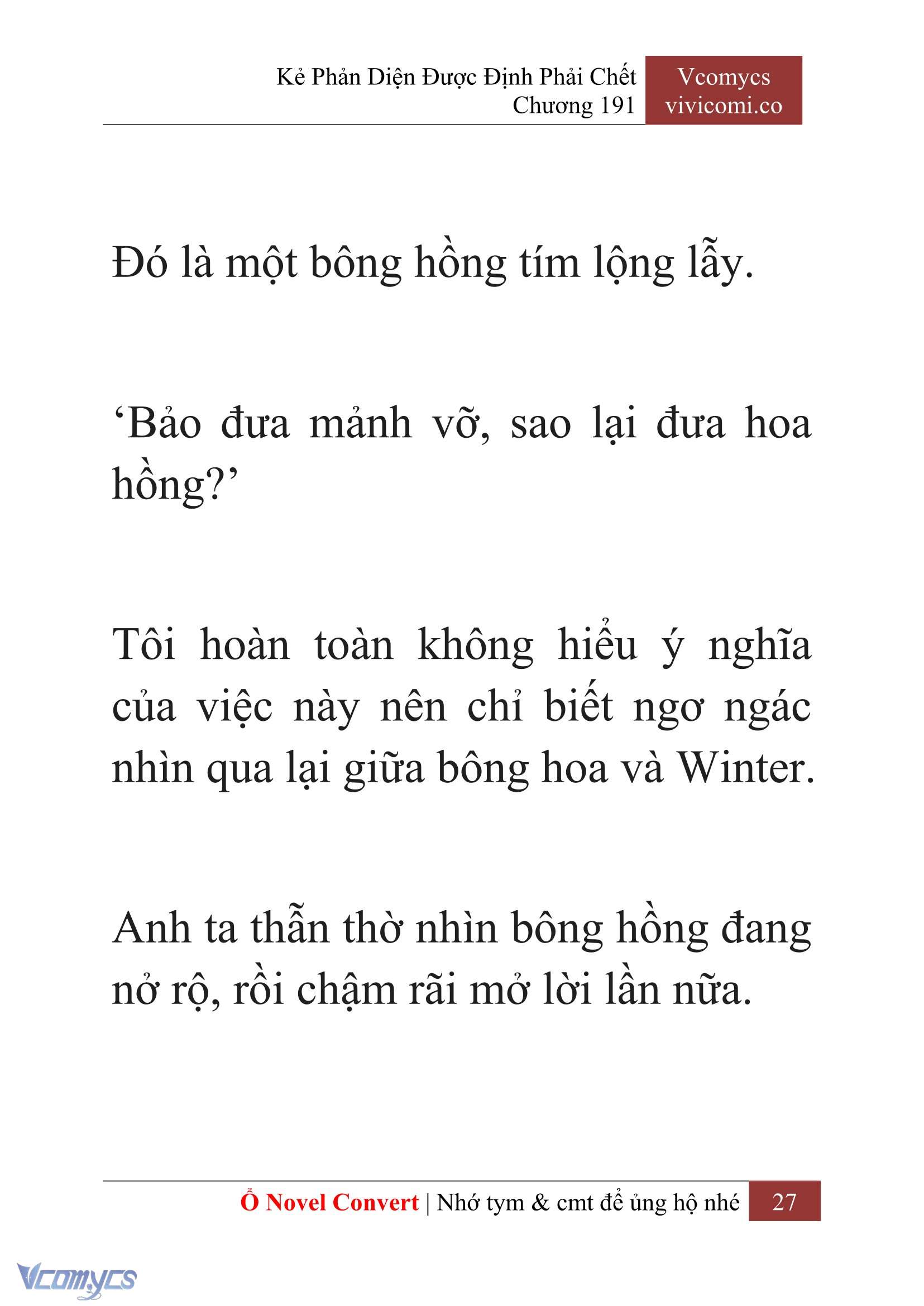 [Novel] Kẻ Phản Diện Được Định Phải Chết Chap 191 - Trang 2