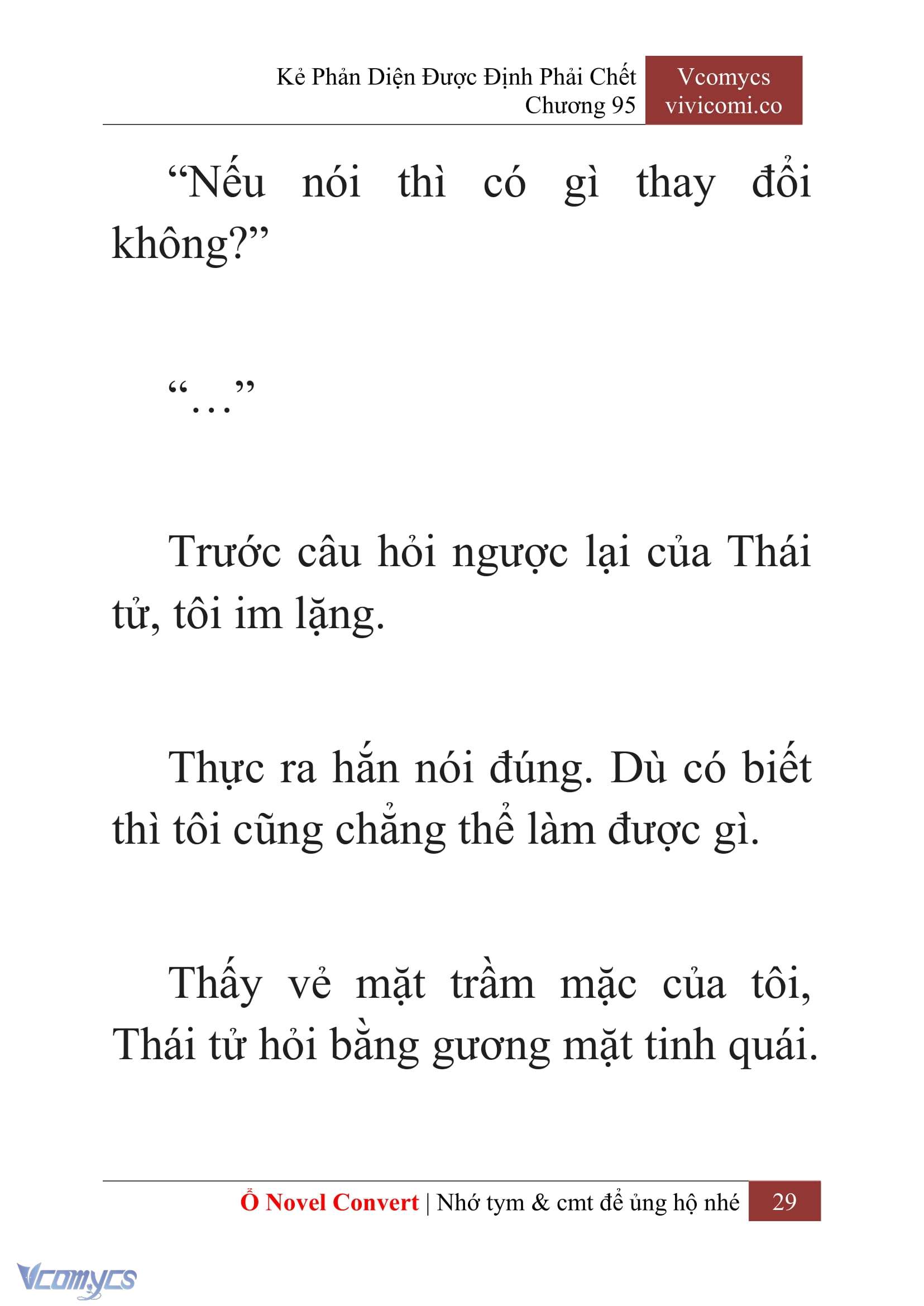 [Novel] Kẻ Phản Diện Được Định Phải Chết Chap 95 - Next Chap 96
