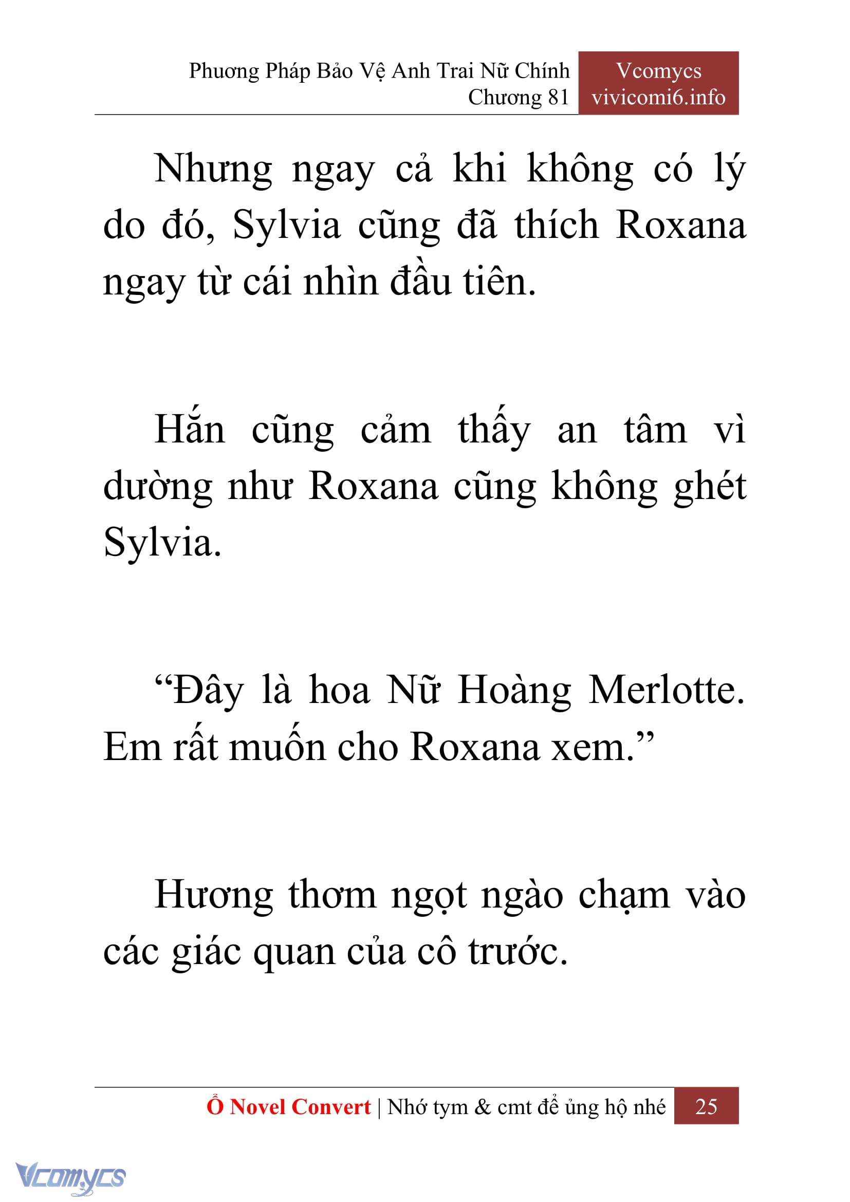 [Novel] Phương Pháp Bảo Vệ Anh Trai Nữ Chính Chap 81 - Trang 2