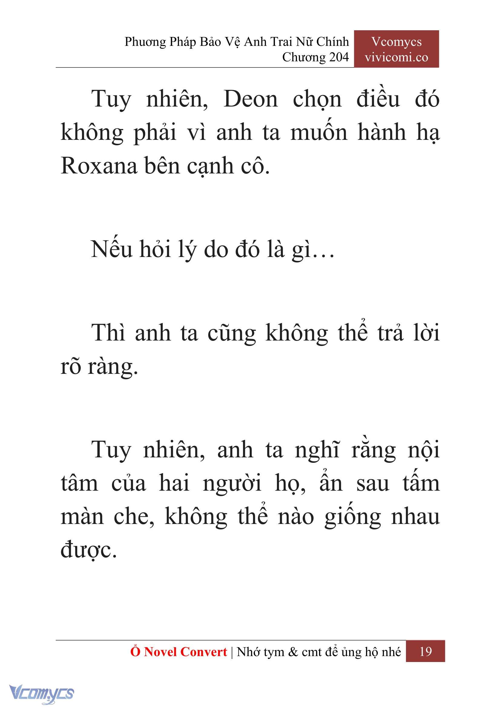 [Novel] Phương Pháp Bảo Vệ Anh Trai Nữ Chính Chap 204 - Trang 2