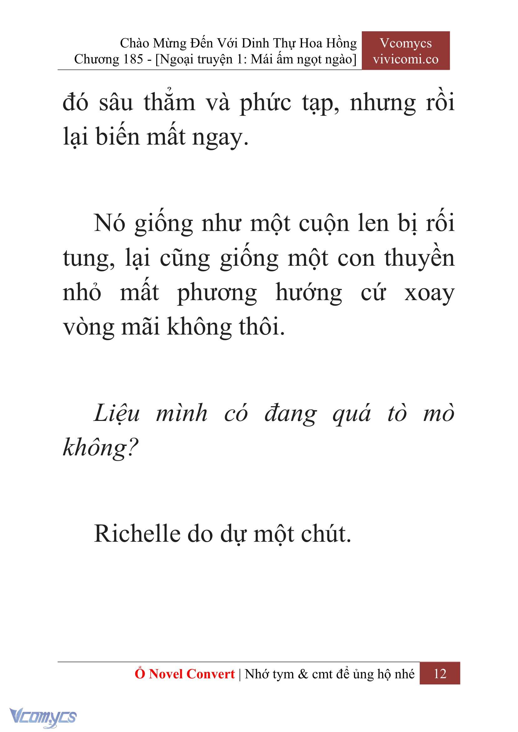 [Novel] Chào Mừng Đến Với Dinh Thự Hoa Hồng Chap 185 - Trang 2
