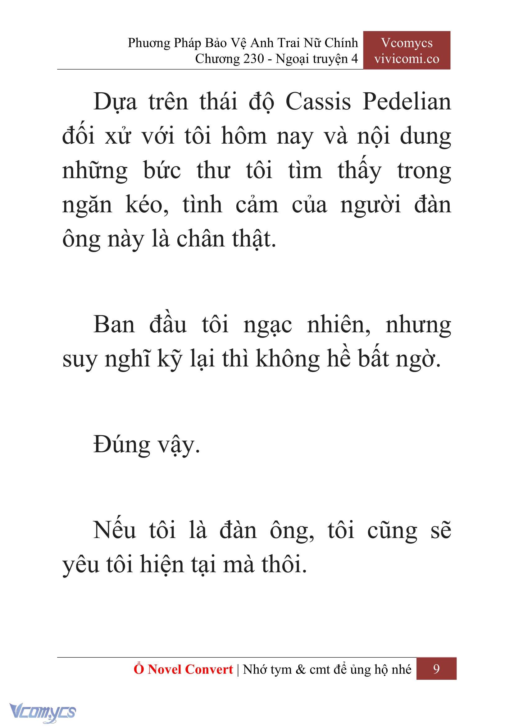 [Novel] Phương Pháp Bảo Vệ Anh Trai Nữ Chính Chap 230 - Trang 2