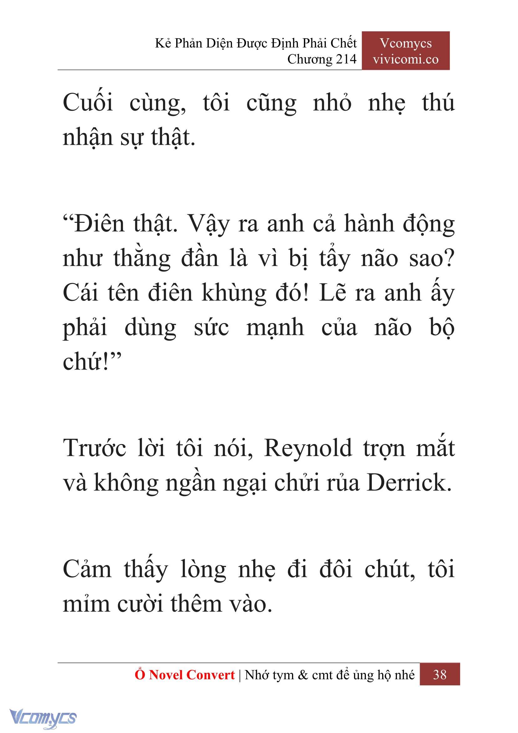 [Novel] Kẻ Phản Diện Được Định Phải Chết Chap 214 - Next Chap 215