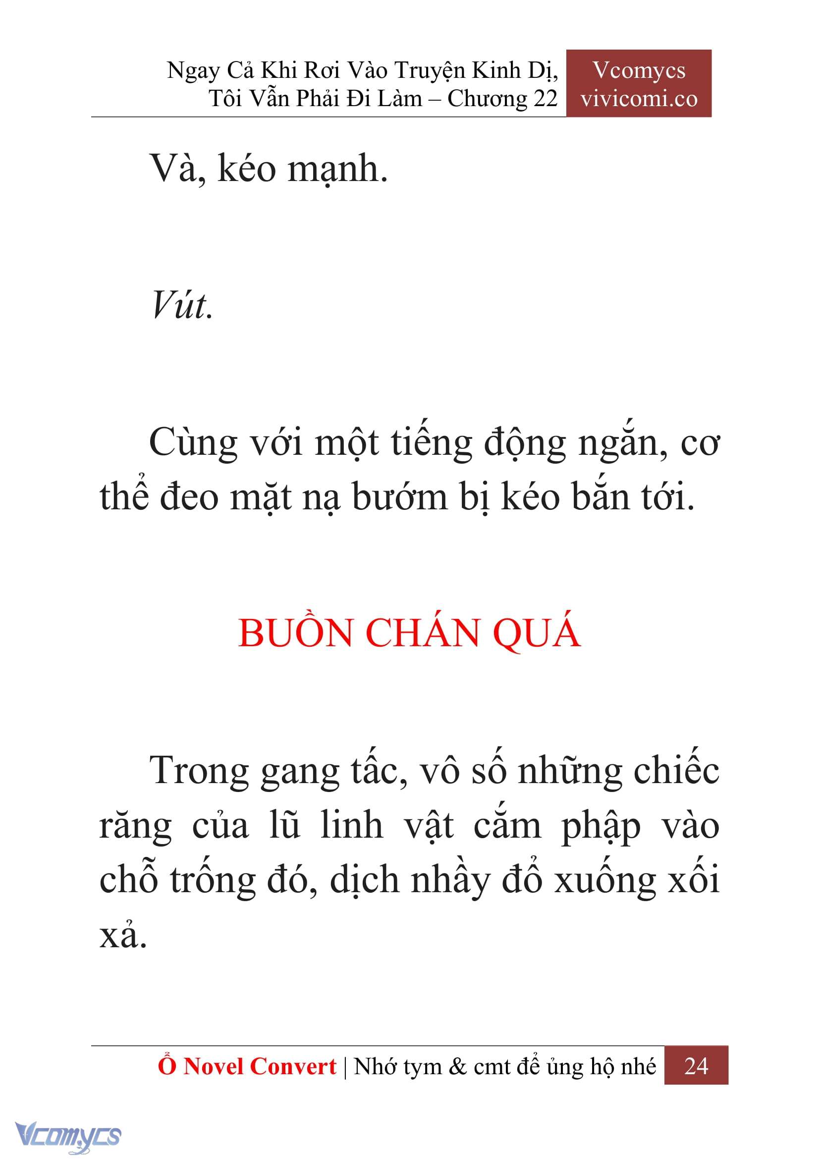 [Novel] Ngay Cả Khi Rơi Vào Truyện Kinh Dị, Tôi Vẫn Phải Đi Làm Chap 22 - Trang 2