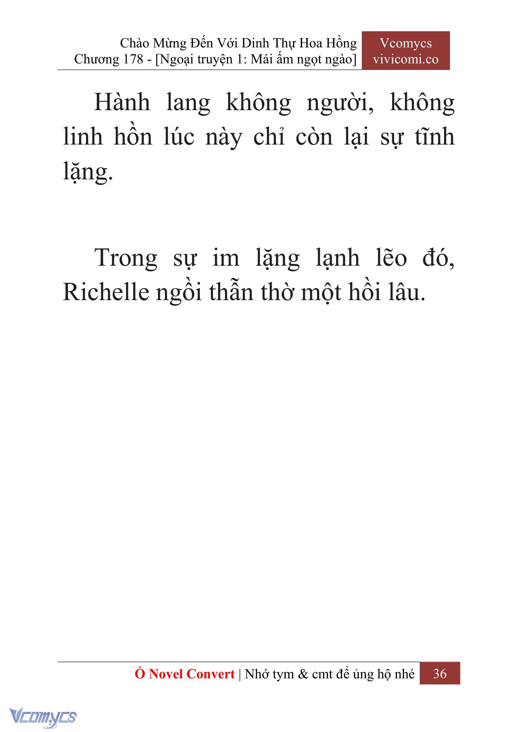 [Novel] Chào Mừng Đến Với Dinh Thự Hoa Hồng Chap 178 - Trang 2