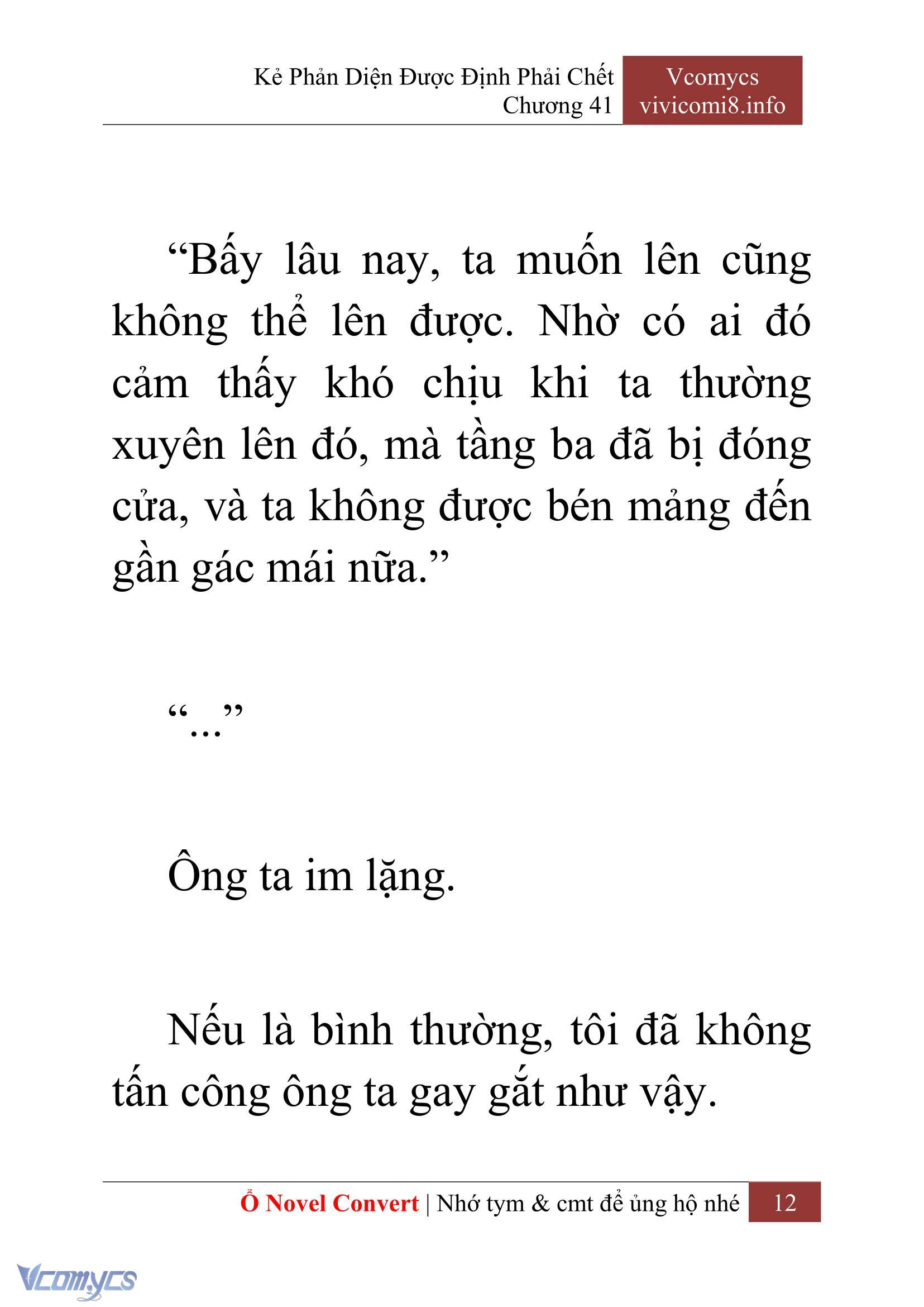 [Novel] Kẻ Phản Diện Được Định Phải Chết Chap 41 - Trang 2