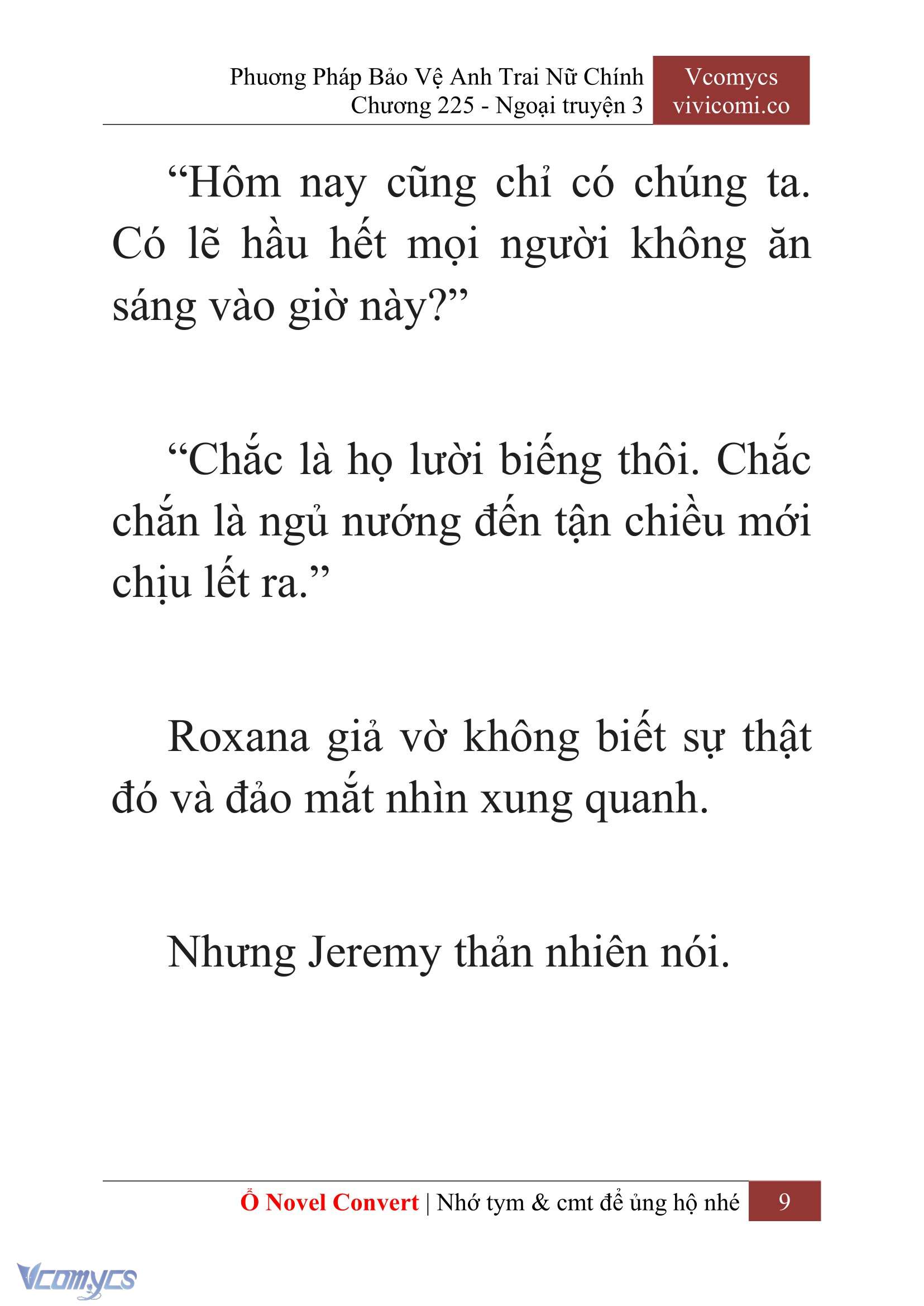 [Novel] Phương Pháp Bảo Vệ Anh Trai Nữ Chính Chap 225 - Trang 2