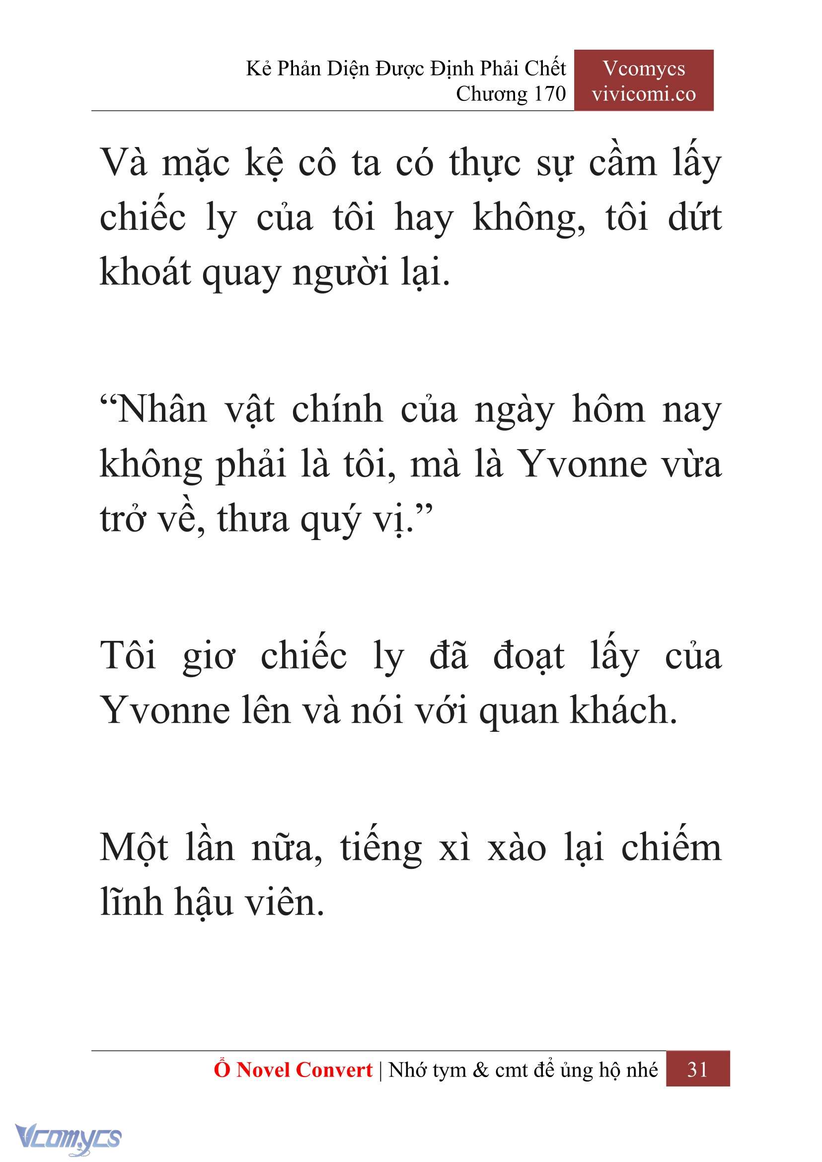 [Novel] Kẻ Phản Diện Được Định Phải Chết Chap 170 - Trang 2