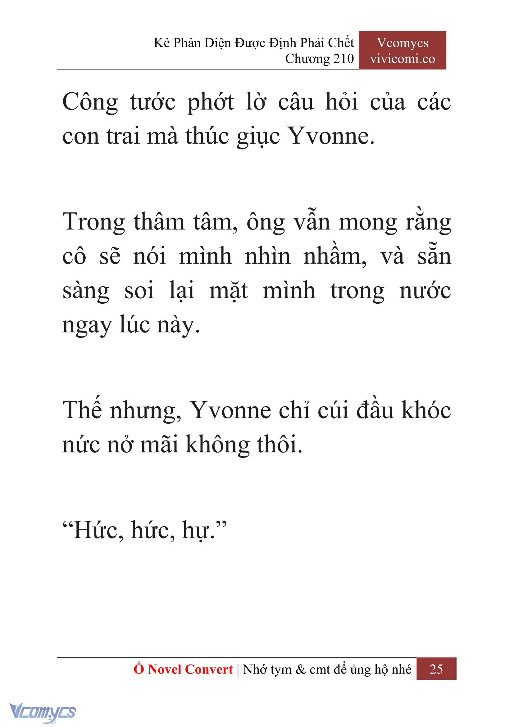 [Novel] Kẻ Phản Diện Được Định Phải Chết Chap 210 - Trang 2