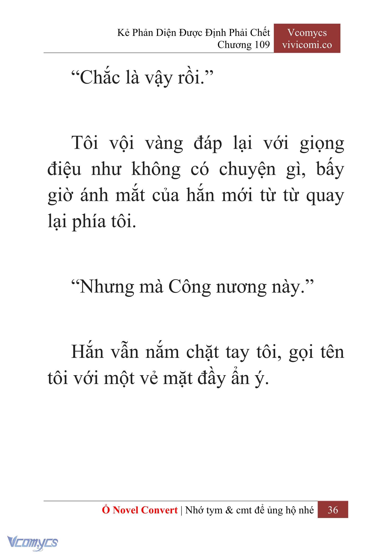 [Novel] Kẻ Phản Diện Được Định Phải Chết Chap 109 - Trang 2
