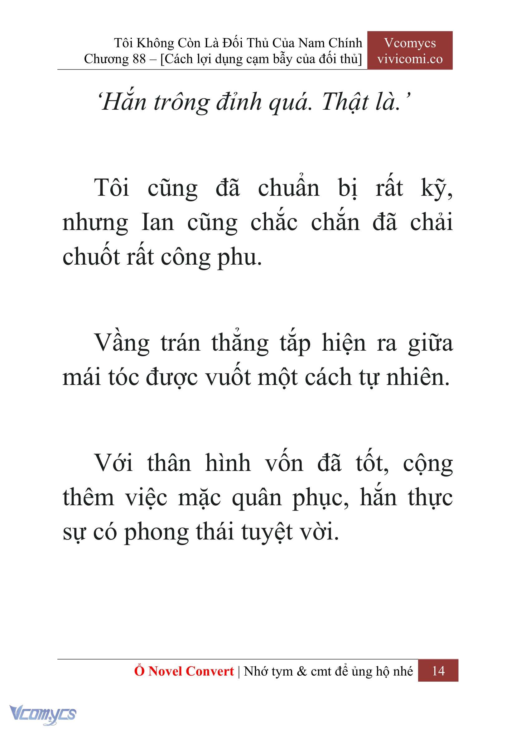 [Novel] Tôi Không Còn Là Đối Thủ Của Nam Chính Chap 88 - Trang 2