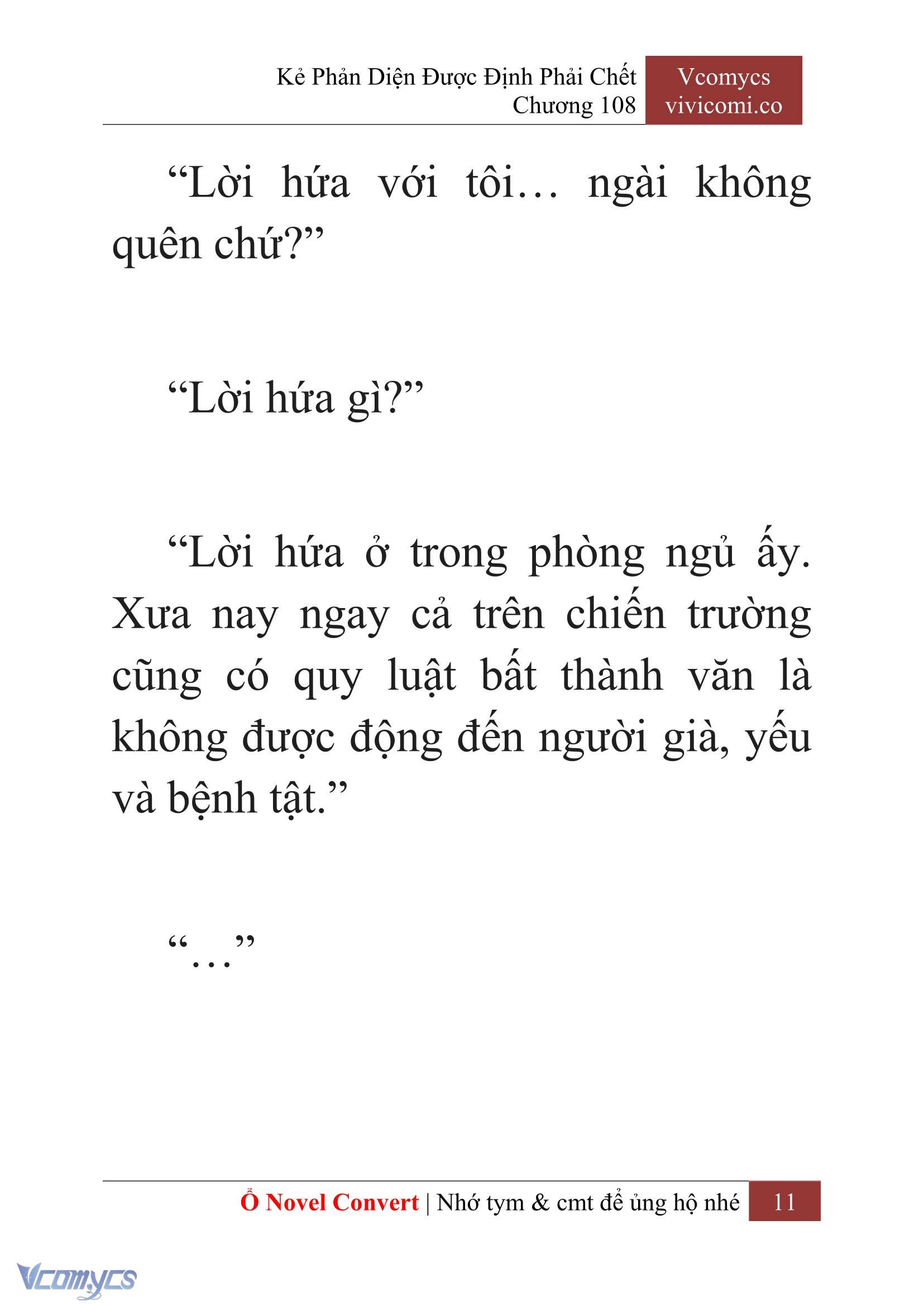 [Novel] Kẻ Phản Diện Được Định Phải Chết Chap 108 - Next Chap 109