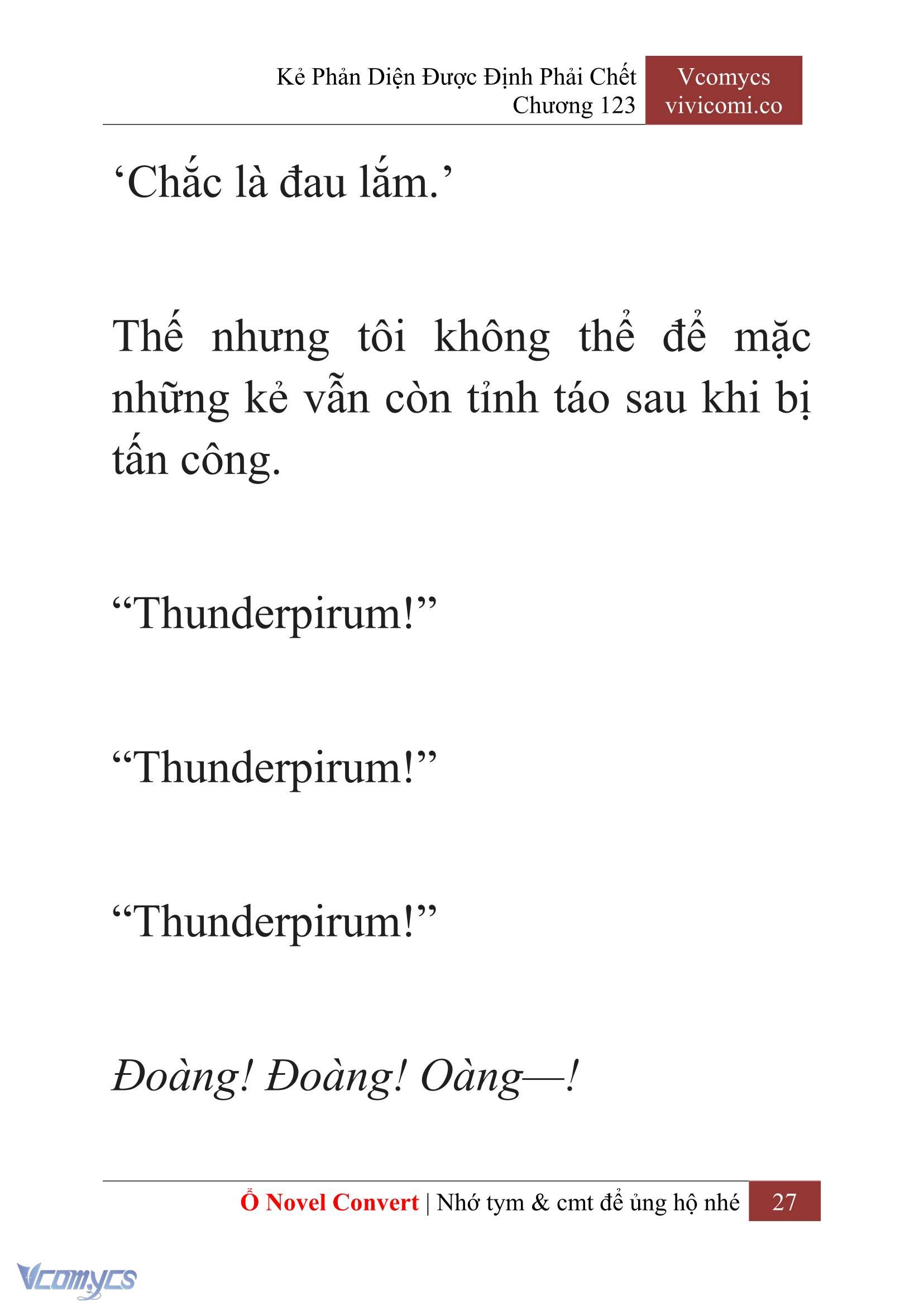 [Novel] Kẻ Phản Diện Được Định Phải Chết Chap 123 - Trang 2