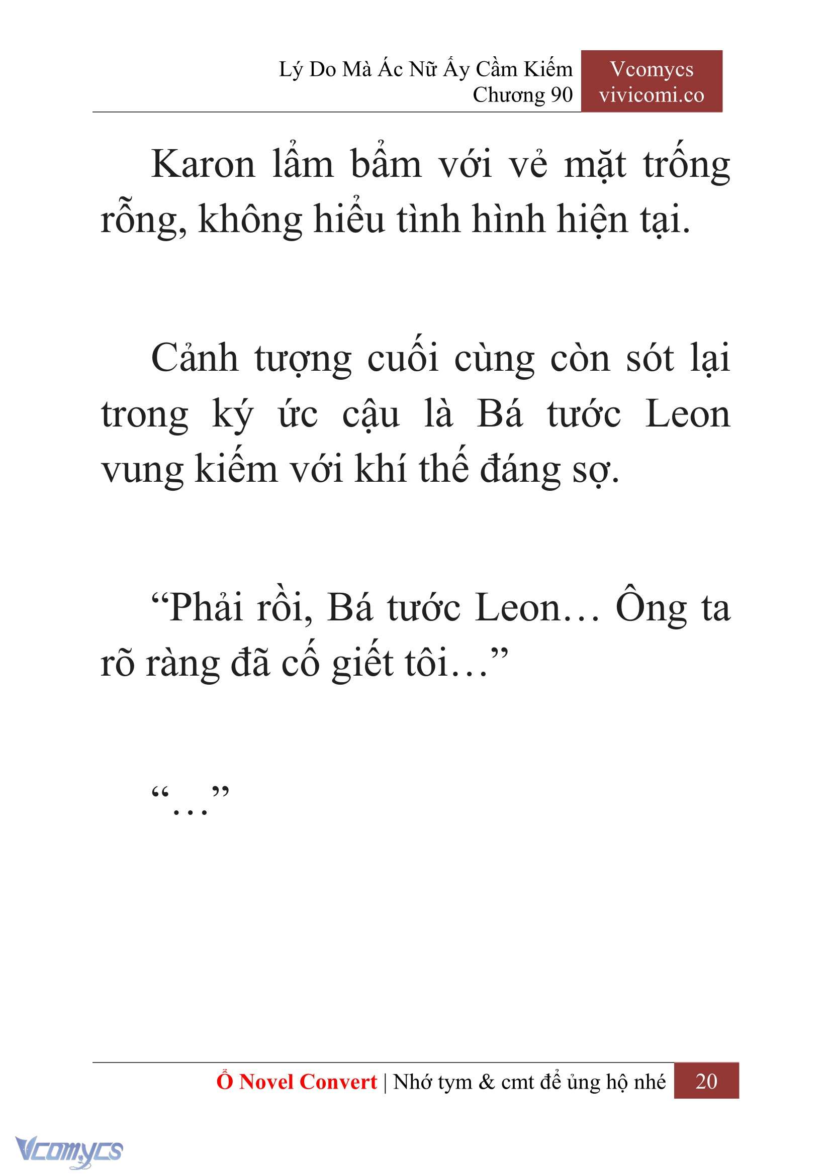 [Novel] Lý Do Mà Ác Nữ Ấy Cầm Kiếm Chap 90 - Next Chap 91