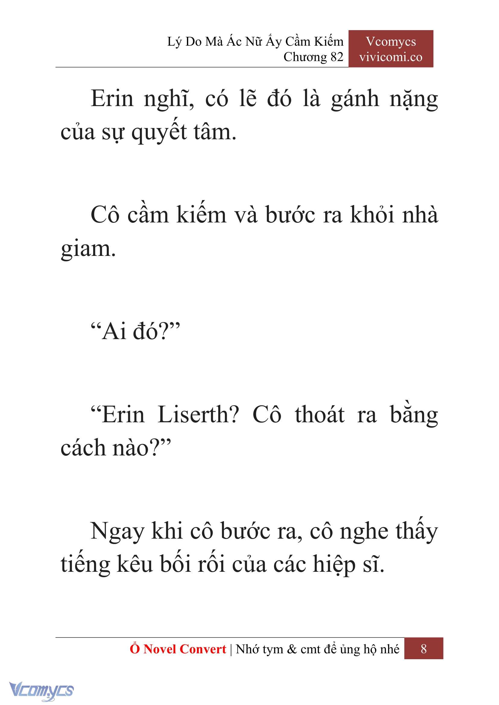 [Novel] Lý Do Mà Ác Nữ Ấy Cầm Kiếm Chap 82 - Next Chap 83