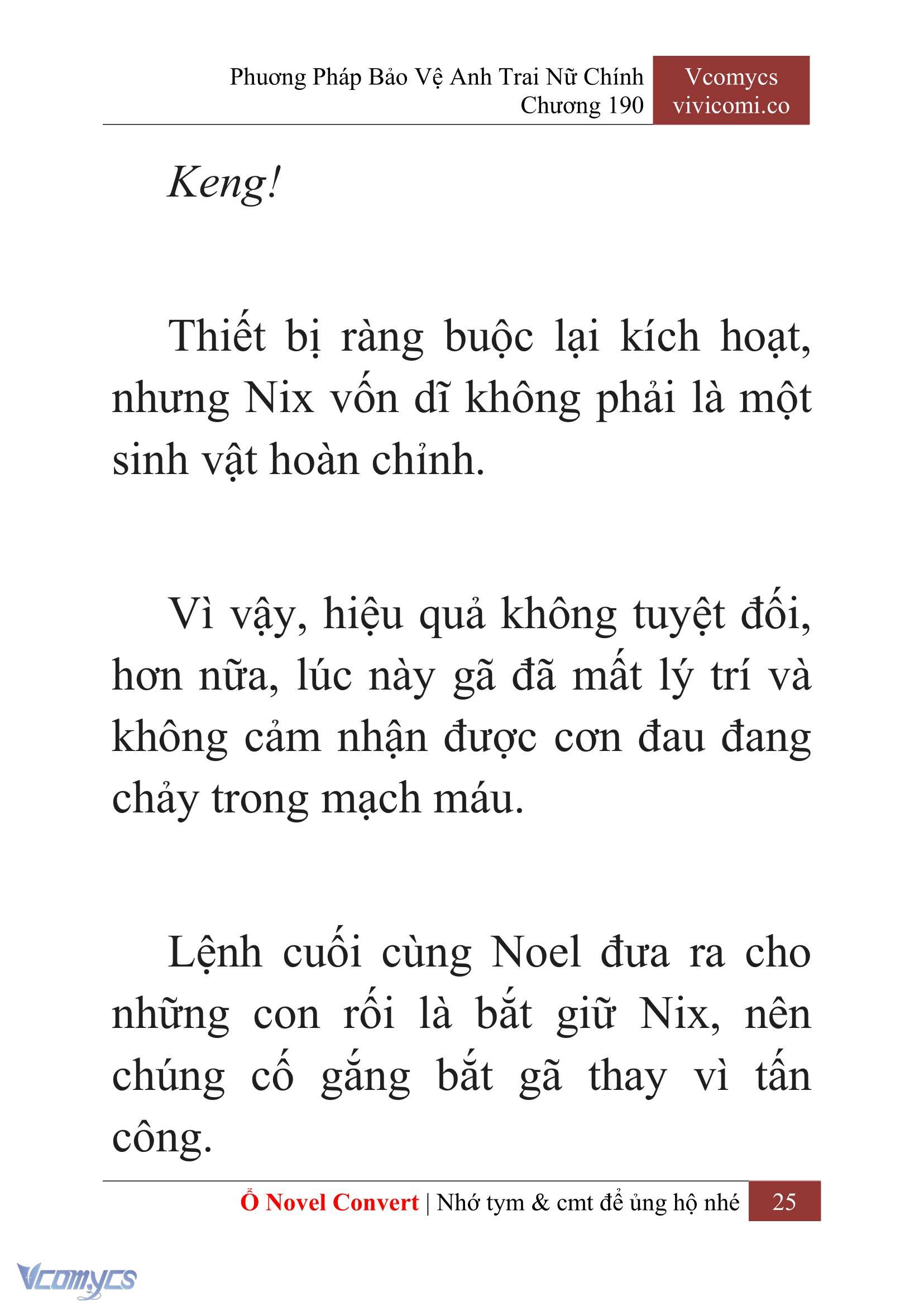 [Novel] Phương Pháp Bảo Vệ Anh Trai Nữ Chính Chap 190 - Trang 2