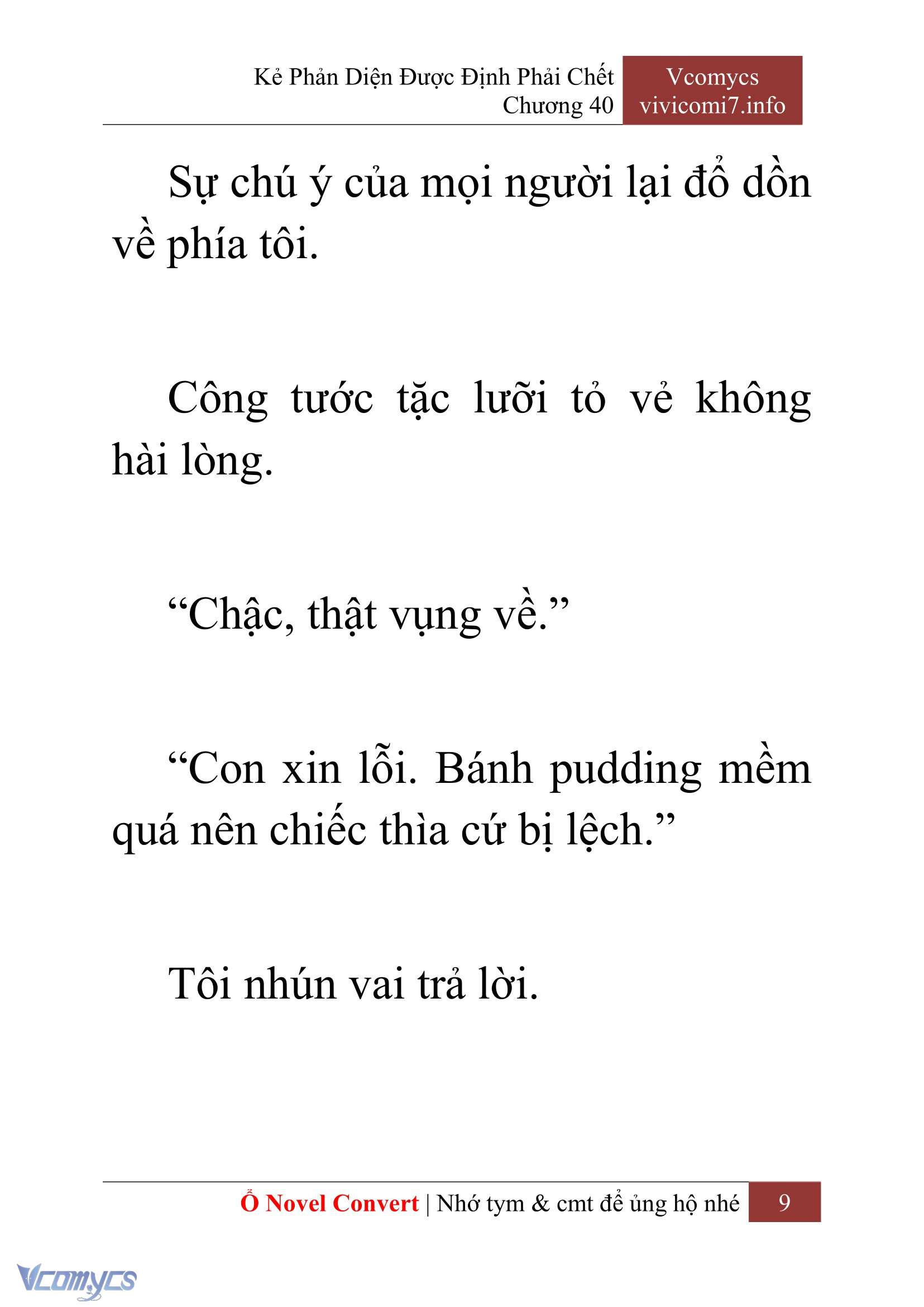 [Novel] Kẻ Phản Diện Được Định Phải Chết Chap 40 - Next Chap 41