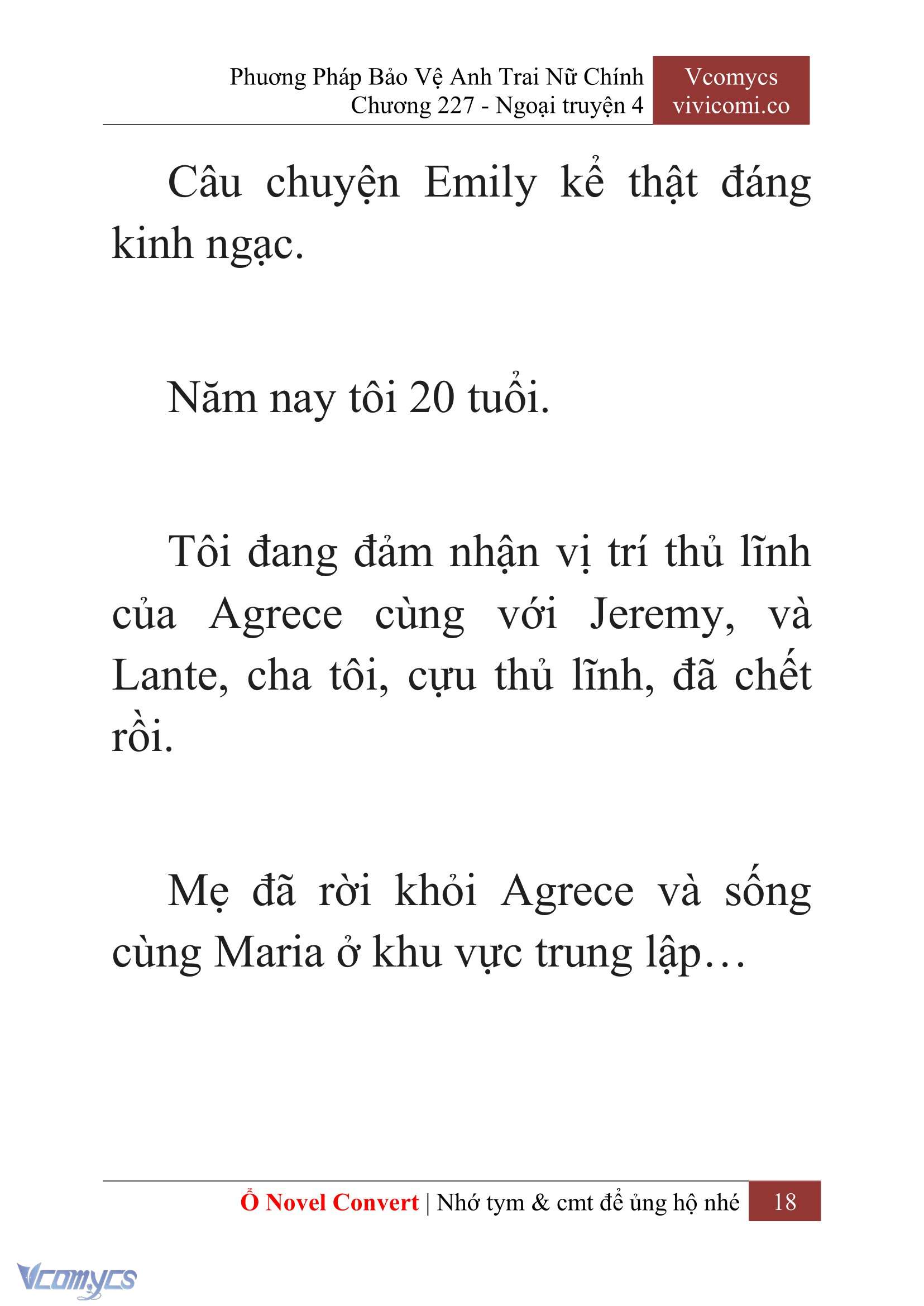 [Novel] Phương Pháp Bảo Vệ Anh Trai Nữ Chính Chap 227 - Trang 2