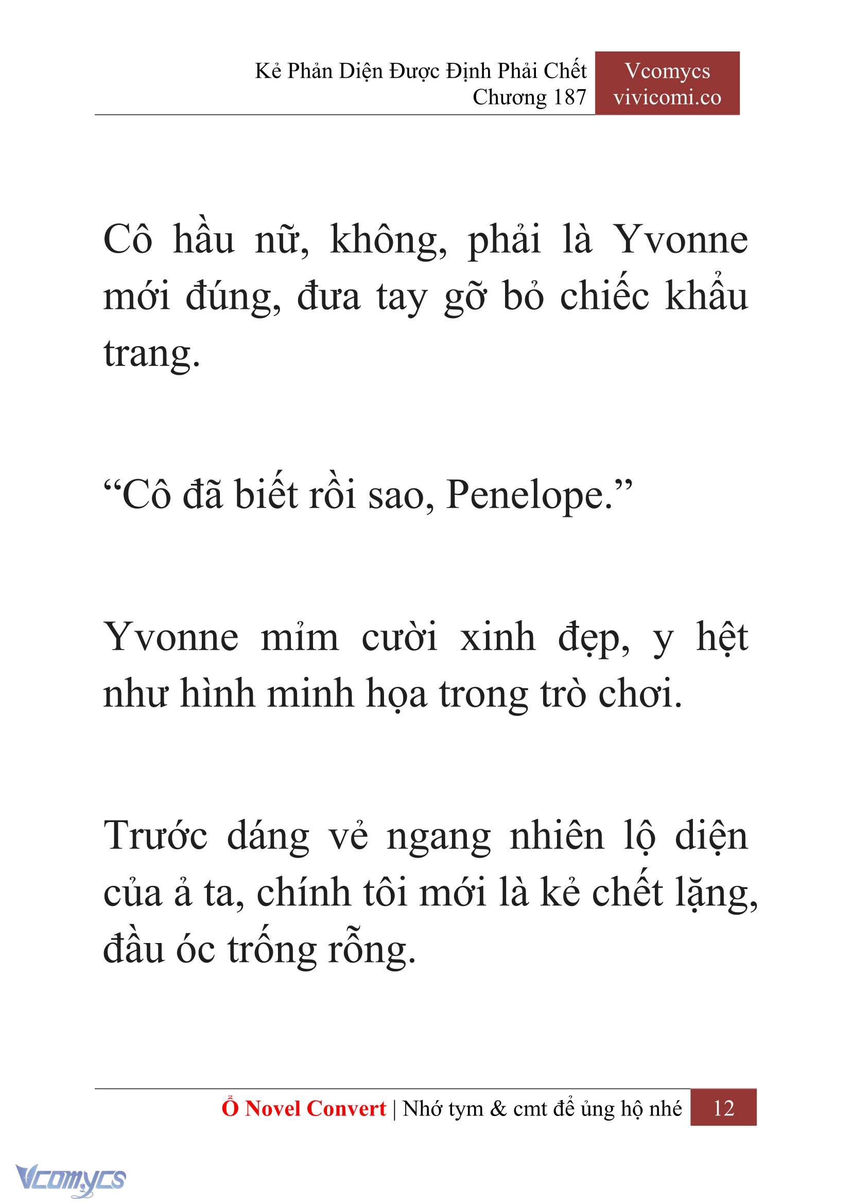 [Novel] Kẻ Phản Diện Được Định Phải Chết Chap 187 - Trang 2