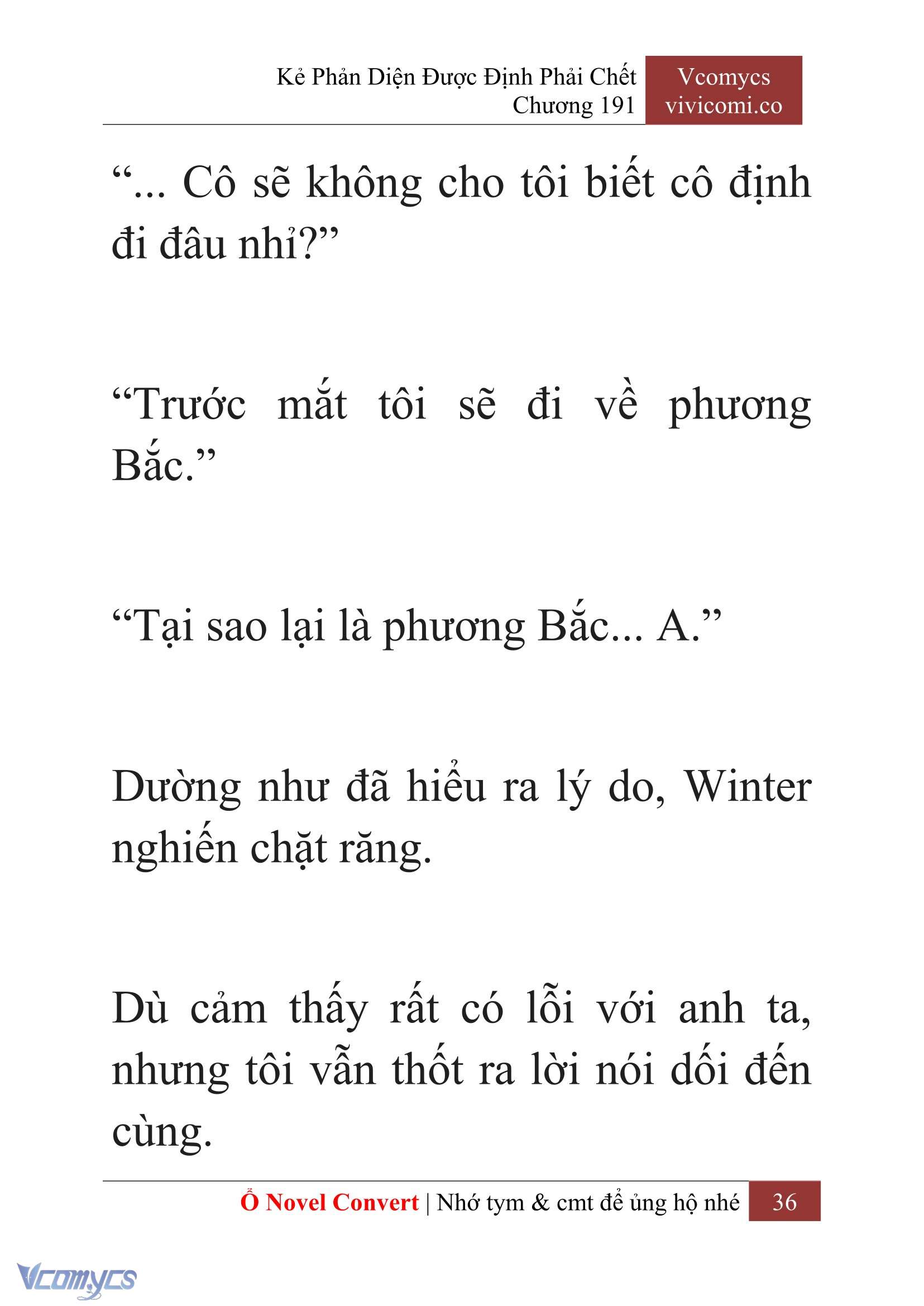 [Novel] Kẻ Phản Diện Được Định Phải Chết Chap 191 - Trang 2