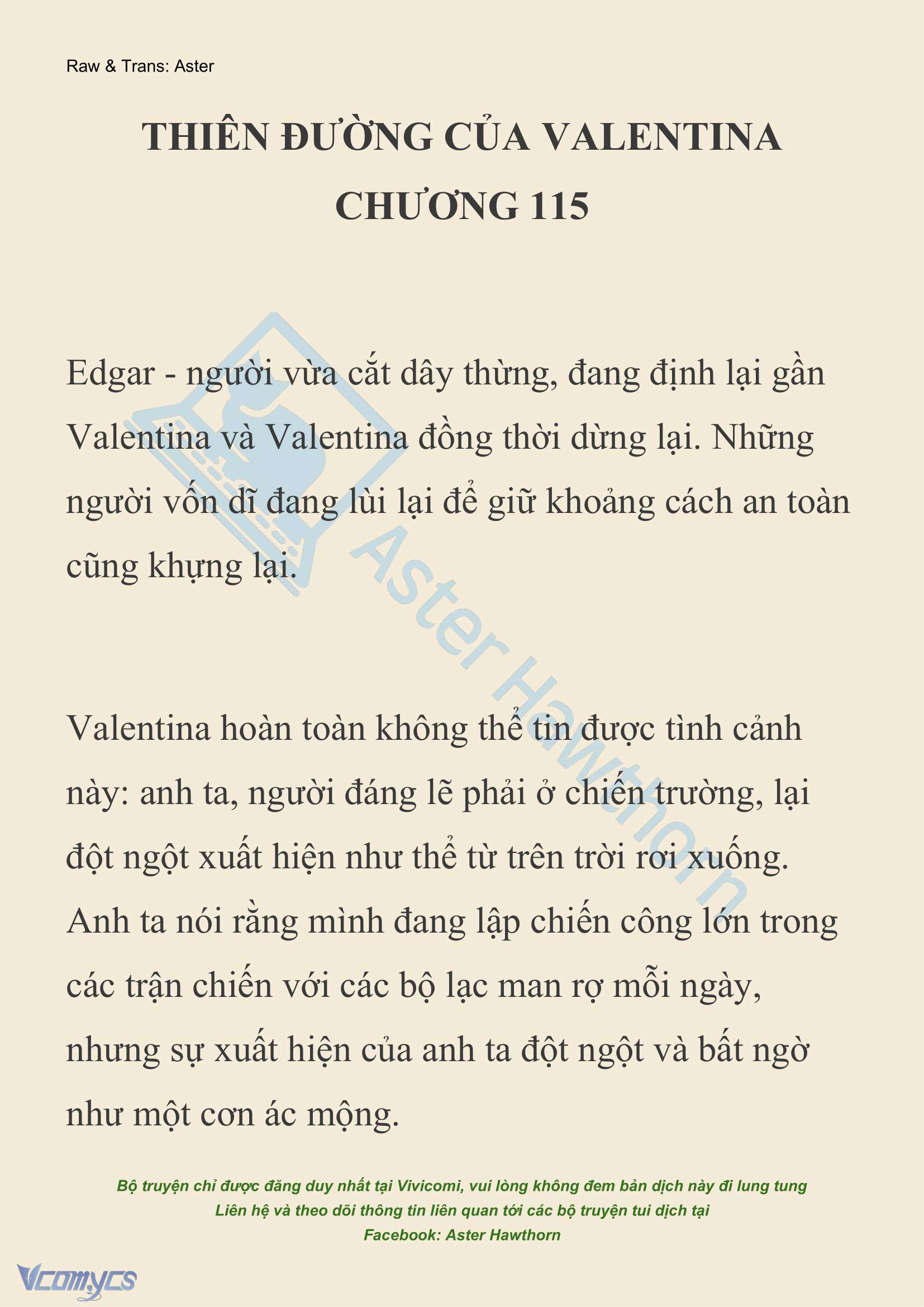 [NOVEL] Thiên Đường Của Valentina Chap 115 - Trang 2