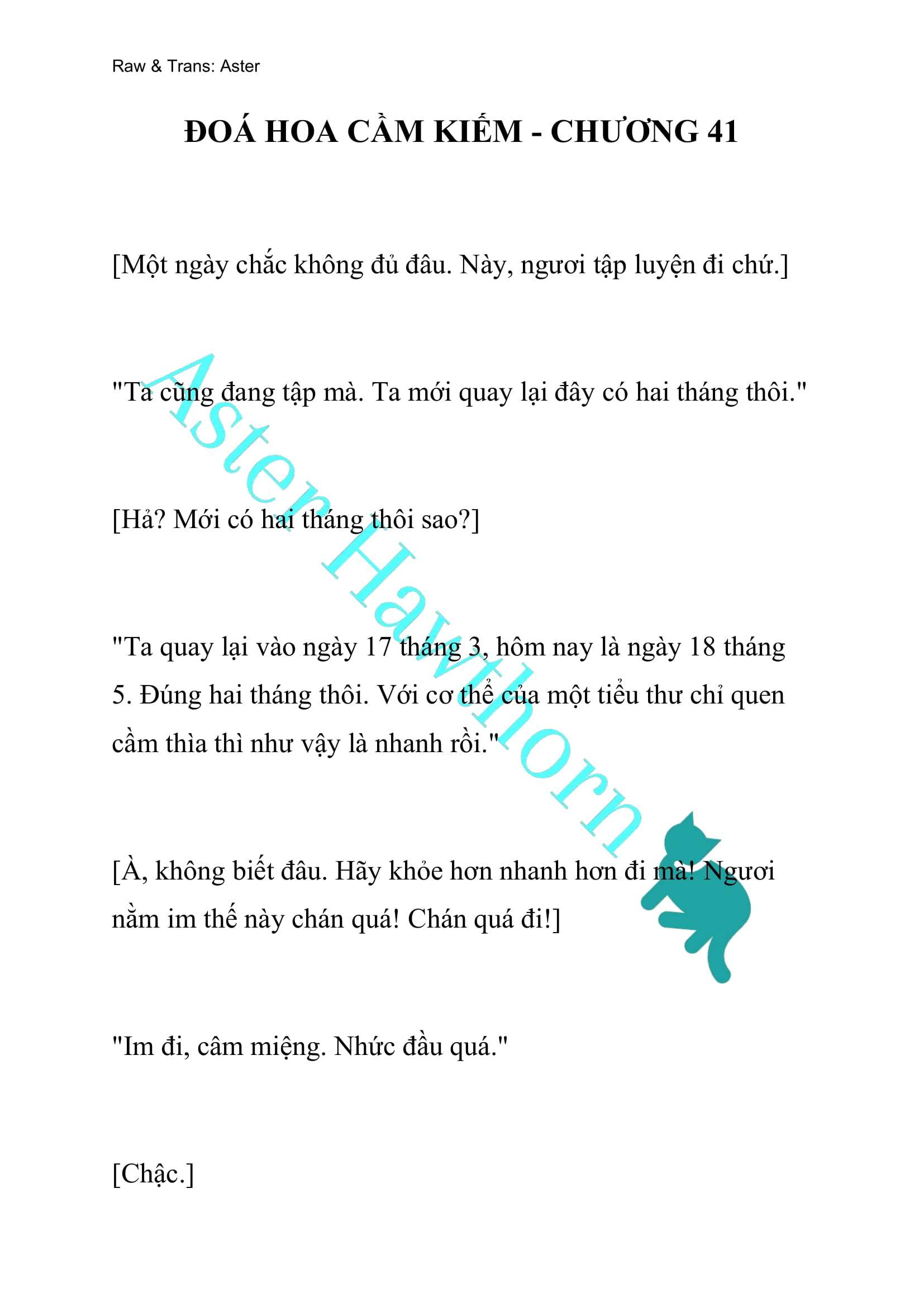 [NOVEL] Đóa Hoa Cầm Kiếm Chap 41 - Trang 2