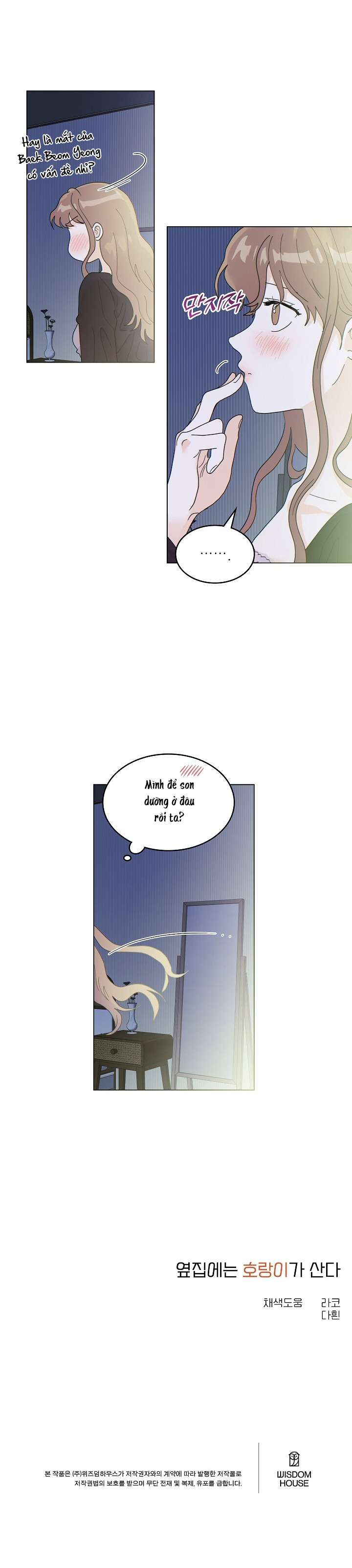 Nhà Bên Cạnh Có Hổ Chap 14 - Trang 2