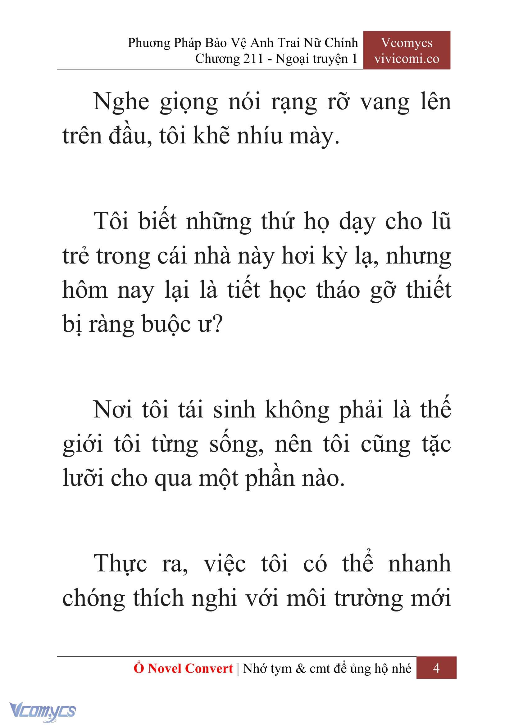 [Novel] Phương Pháp Bảo Vệ Anh Trai Nữ Chính Chap 211 - Trang 2
