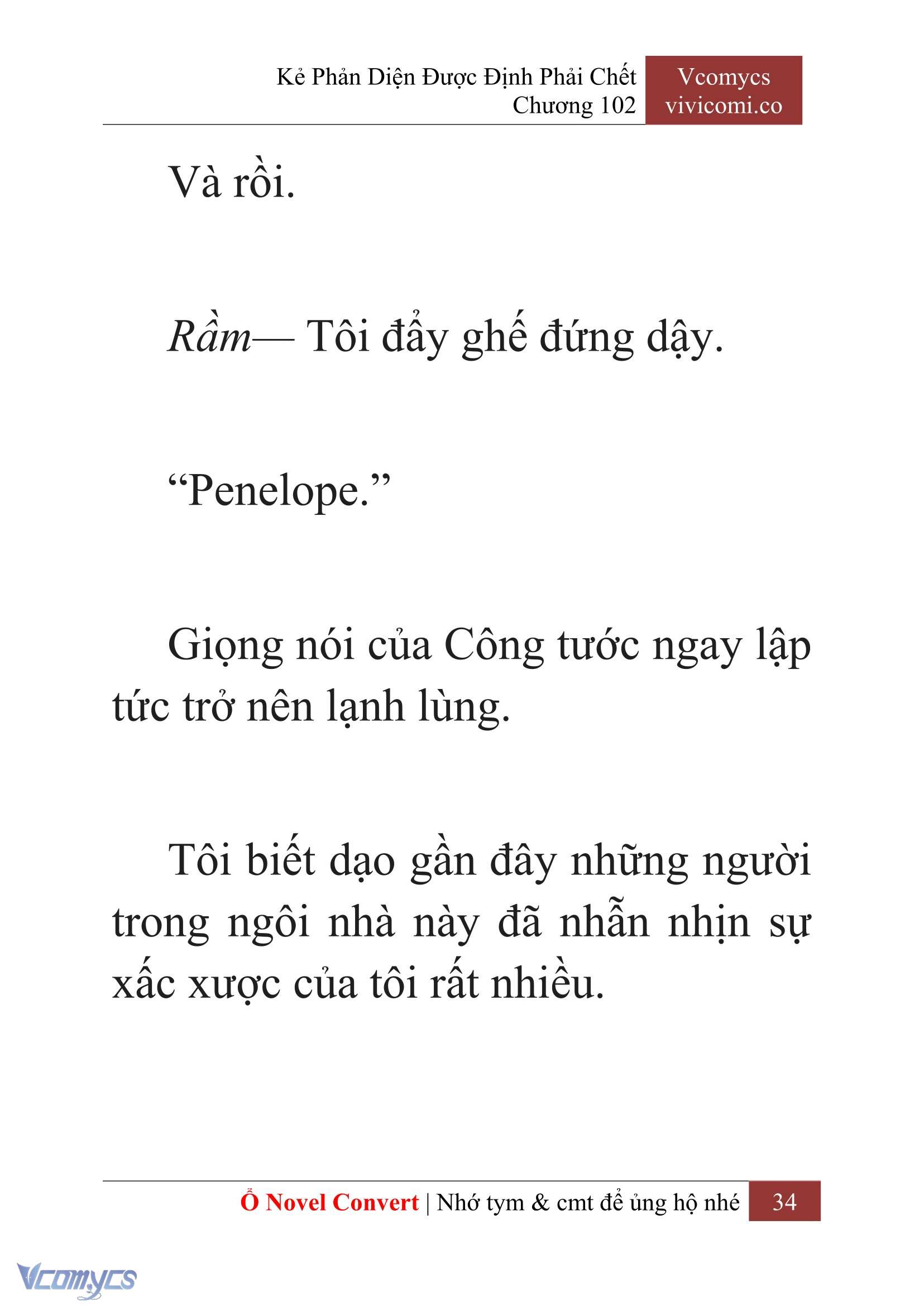 [Novel] Kẻ Phản Diện Được Định Phải Chết Chap 102 - Trang 2