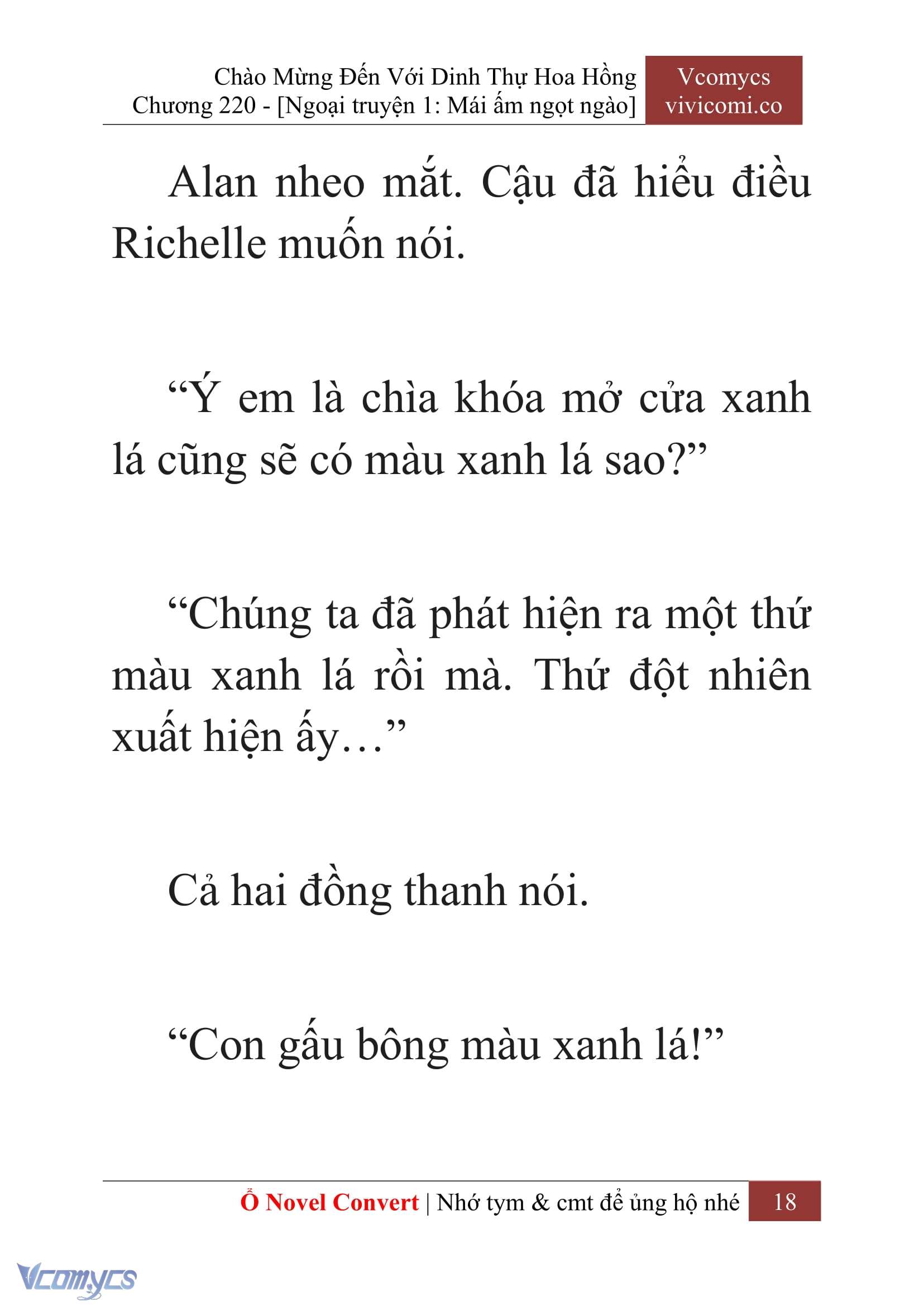 [Novel] Chào Mừng Đến Với Dinh Thự Hoa Hồng Chap 220 - Trang 2