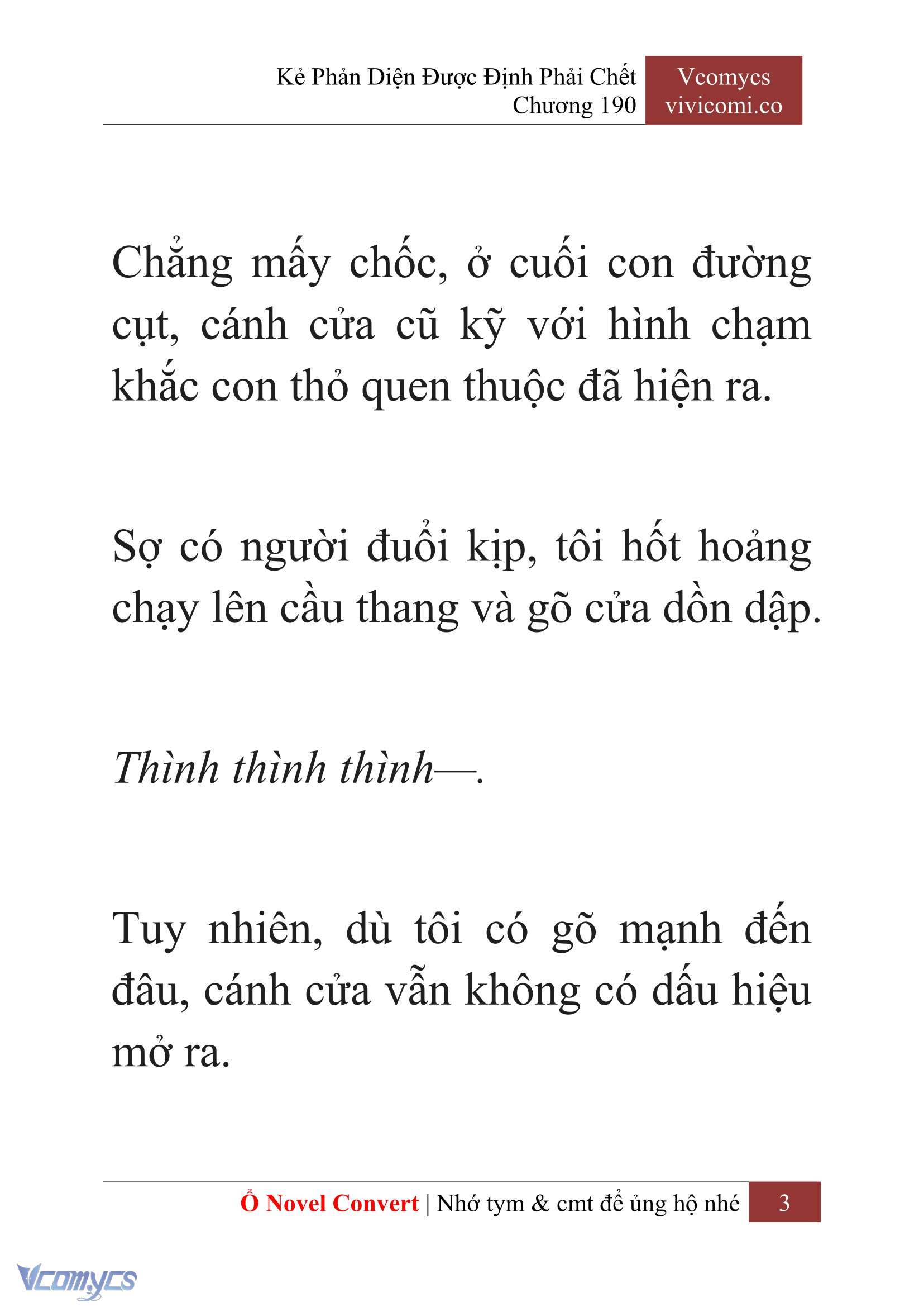 [Novel] Kẻ Phản Diện Được Định Phải Chết Chap 190 - Trang 2