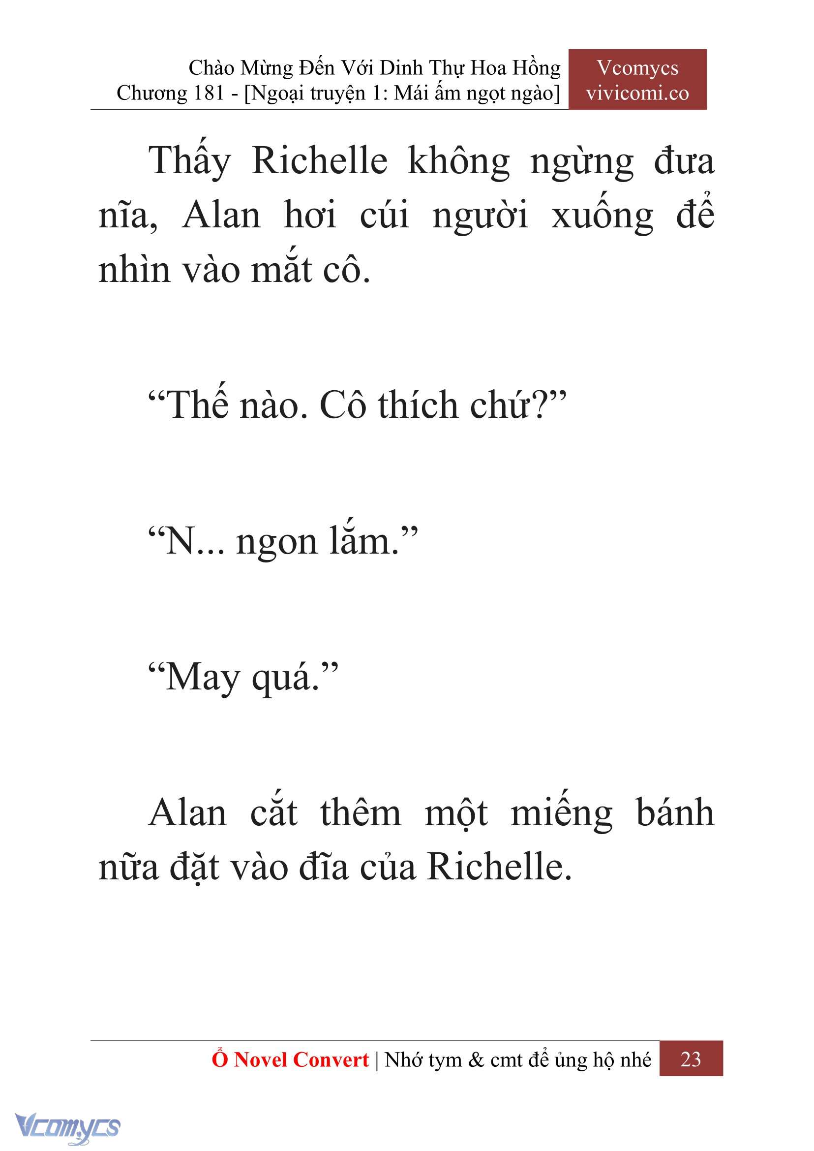 [Novel] Chào Mừng Đến Với Dinh Thự Hoa Hồng Chap 181 - Trang 2
