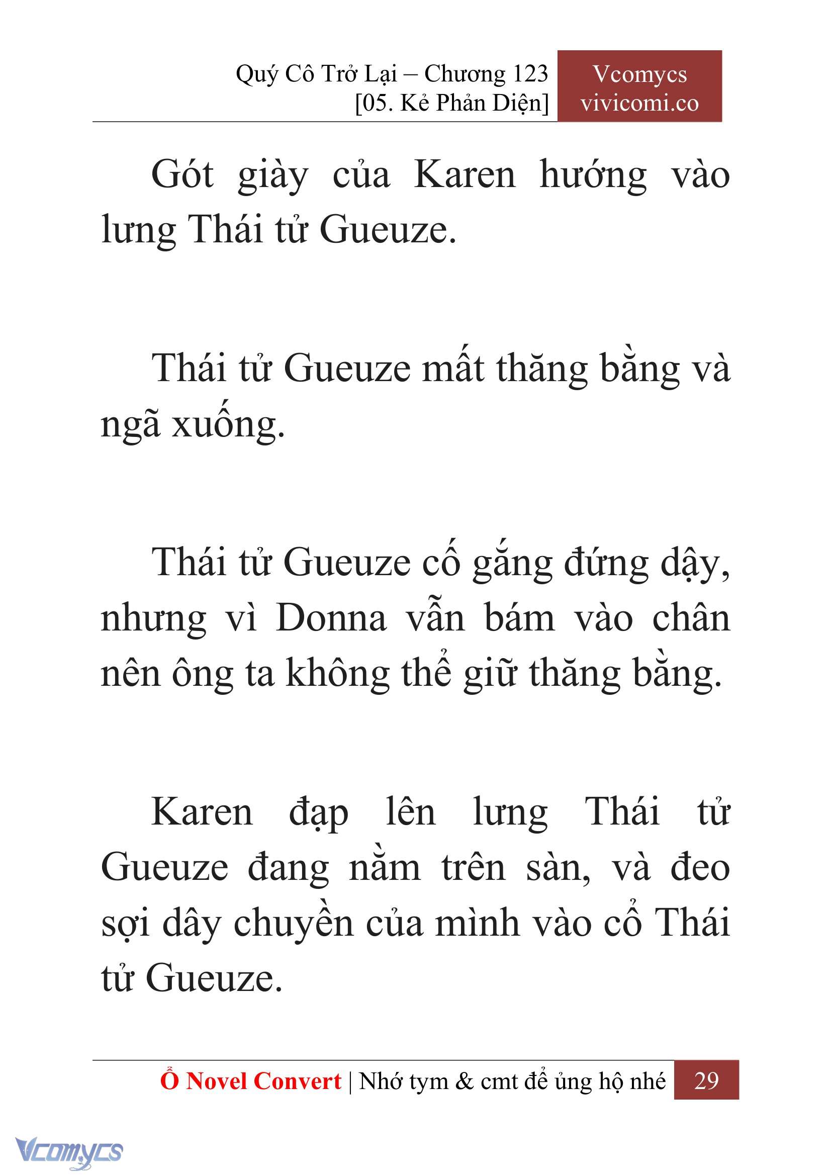 [Novel] Quý Cô Trở Lại Chap 123 - Trang 2