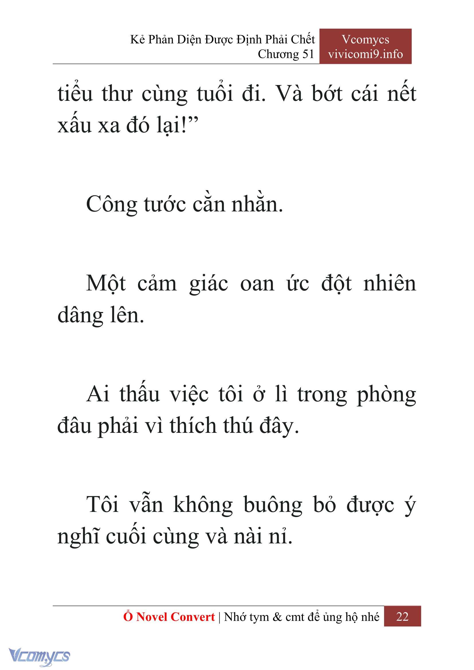 [Novel] Kẻ Phản Diện Được Định Phải Chết Chap 51 - Next Chap 52