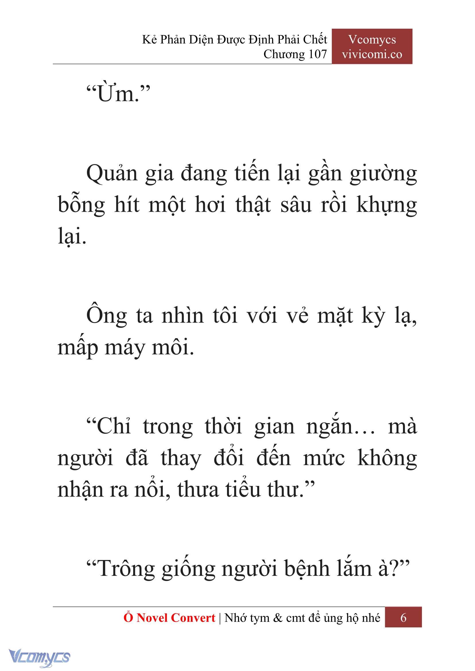 [Novel] Kẻ Phản Diện Được Định Phải Chết Chap 107 - Trang 2