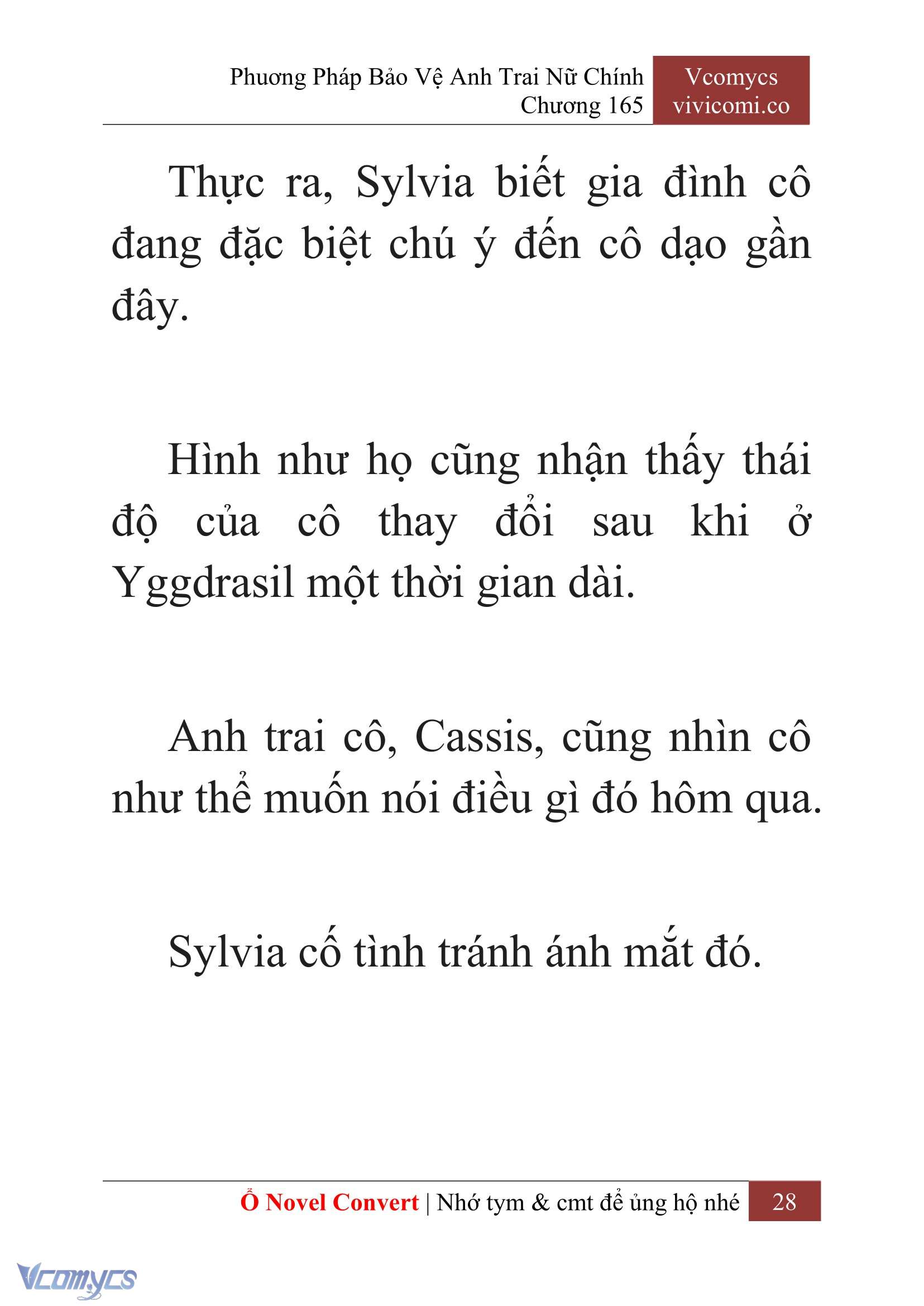 [Novel] Phương Pháp Bảo Vệ Anh Trai Nữ Chính Chap 165 - Trang 2
