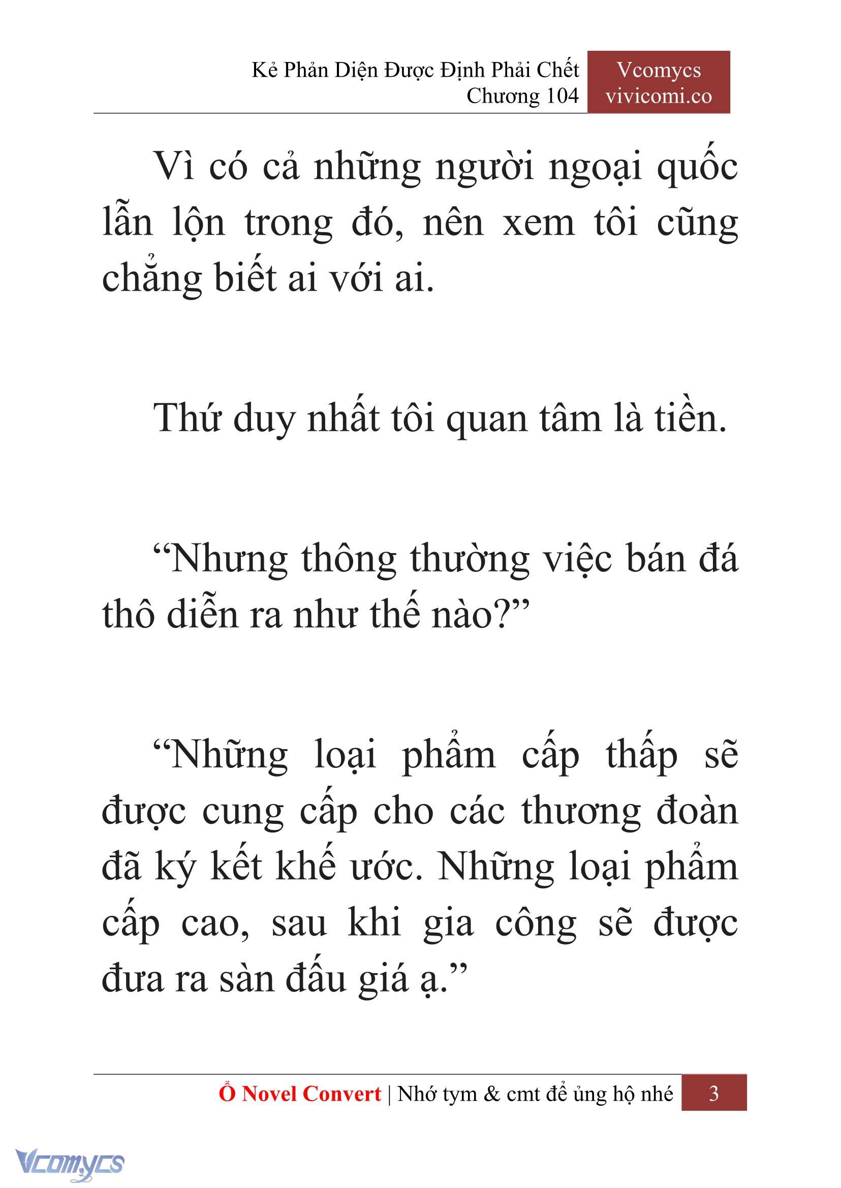 [Novel] Kẻ Phản Diện Được Định Phải Chết Chap 104 - Trang 2