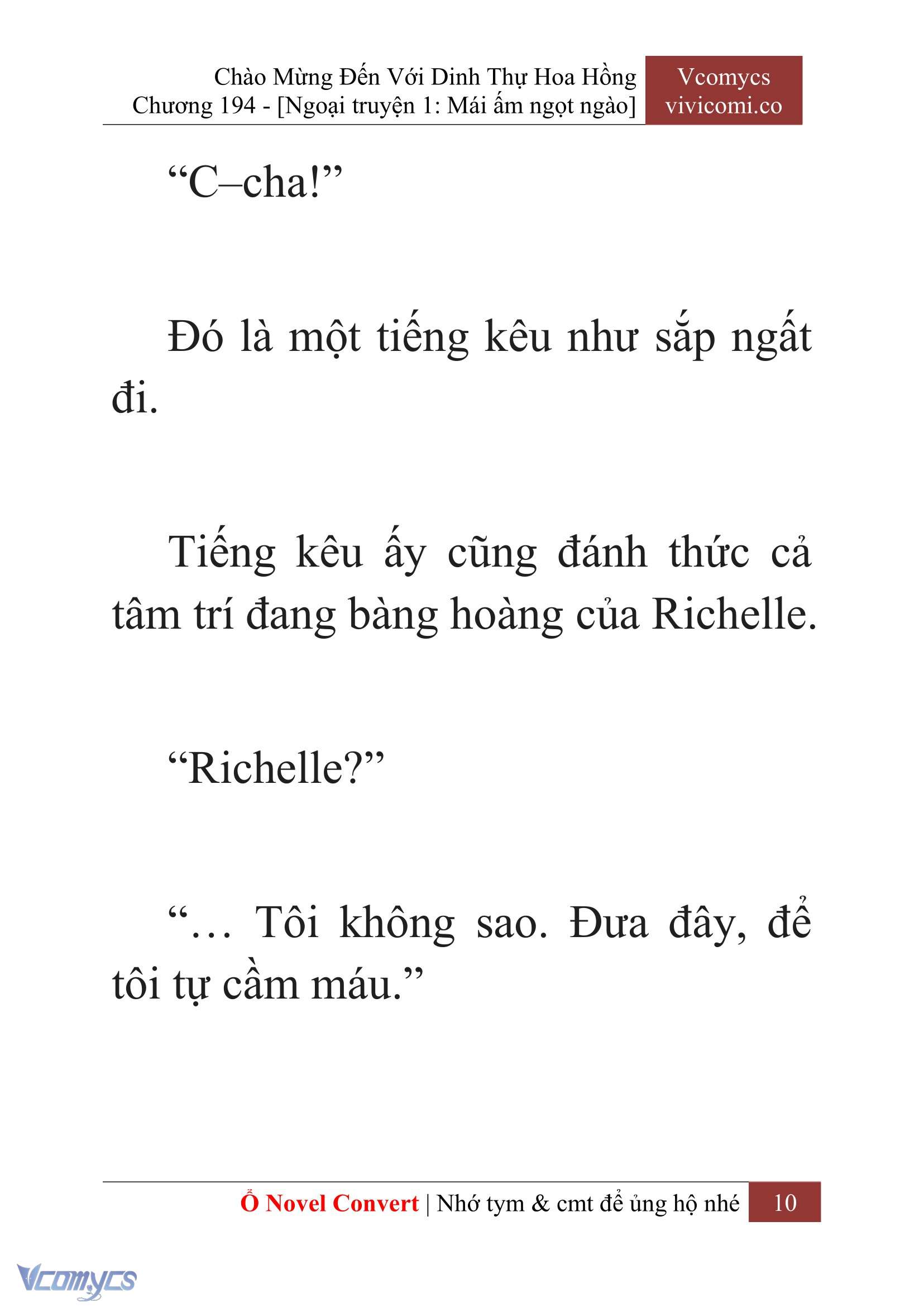 [Novel] Chào Mừng Đến Với Dinh Thự Hoa Hồng Chap 194 - Trang 2