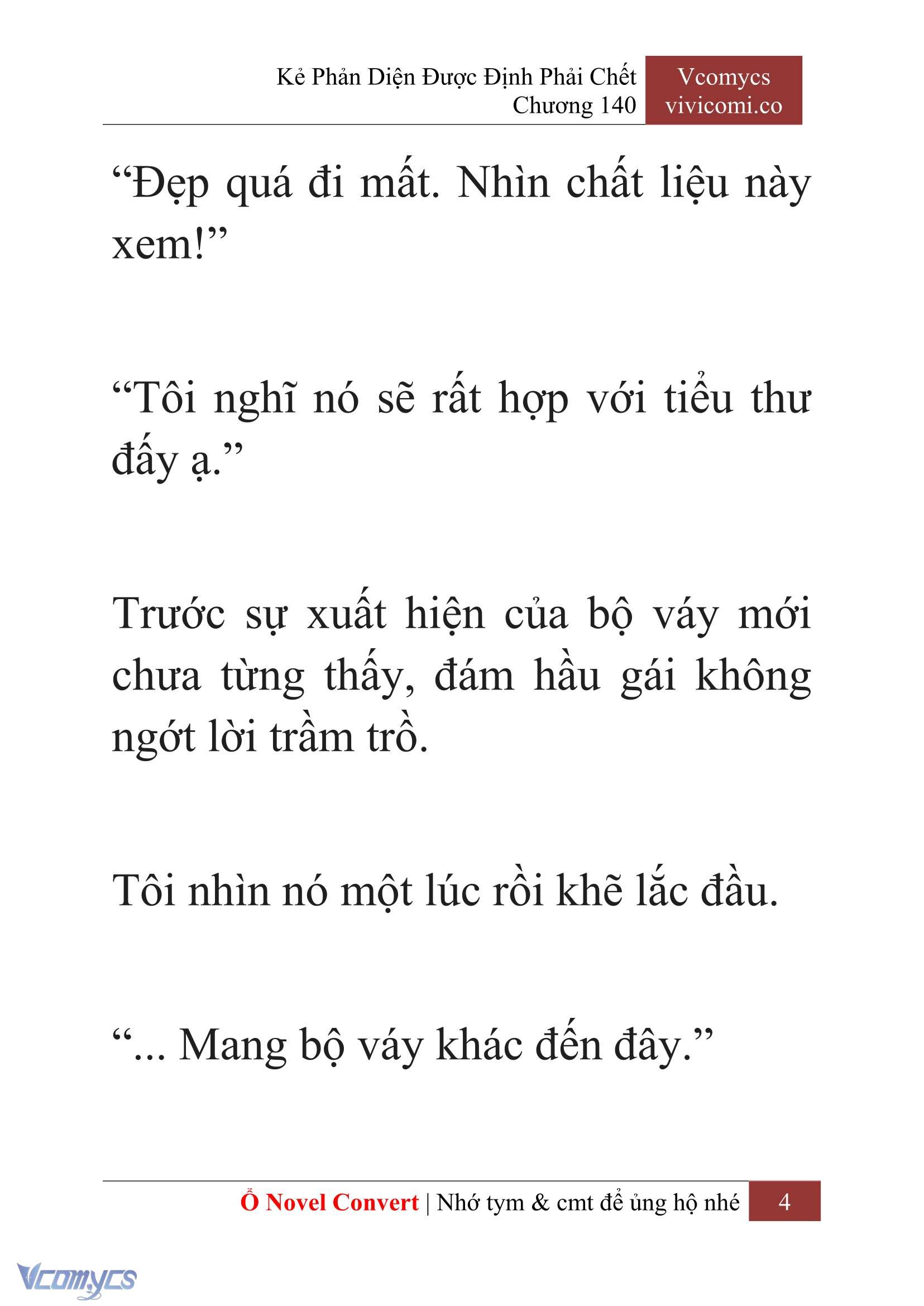 [Novel] Kẻ Phản Diện Được Định Phải Chết Chap 140 - Trang 2