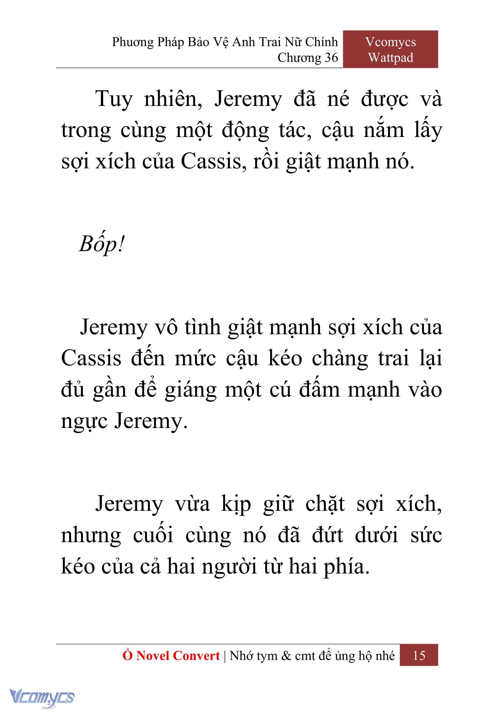 [Novel] Phương Pháp Bảo Vệ Anh Trai Nữ Chính Chap 36 - Trang 2