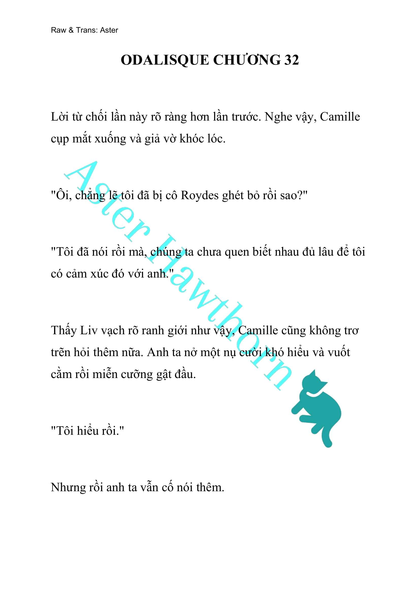 [NOVEL] Odalisque Chap 32 - Next Chap 33