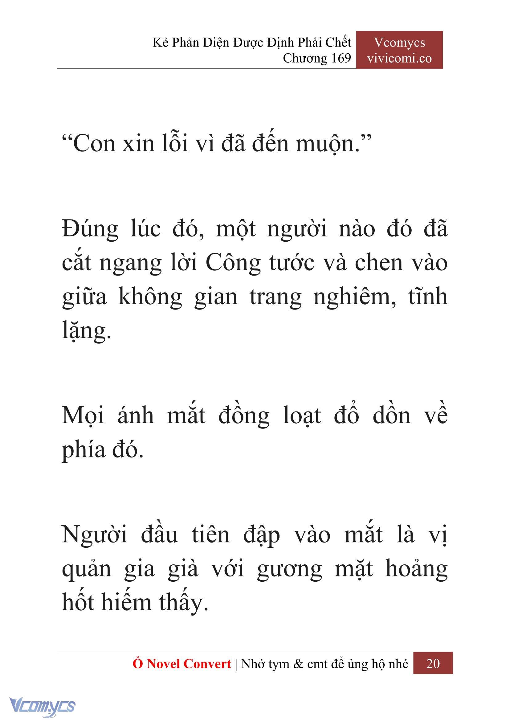 [Novel] Kẻ Phản Diện Được Định Phải Chết Chap 169 - Trang 2