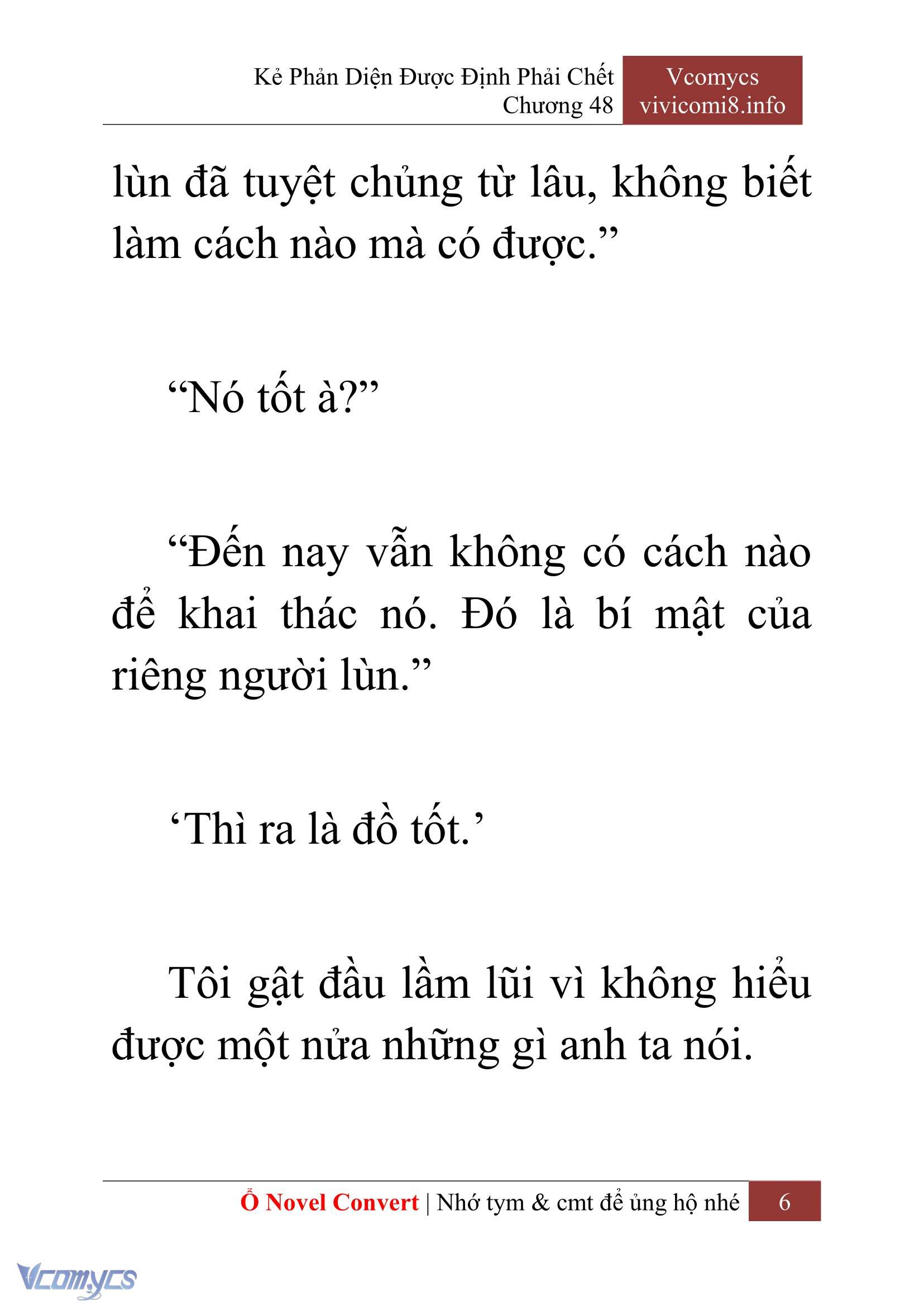 [Novel] Kẻ Phản Diện Được Định Phải Chết Chap 48 - Trang 2