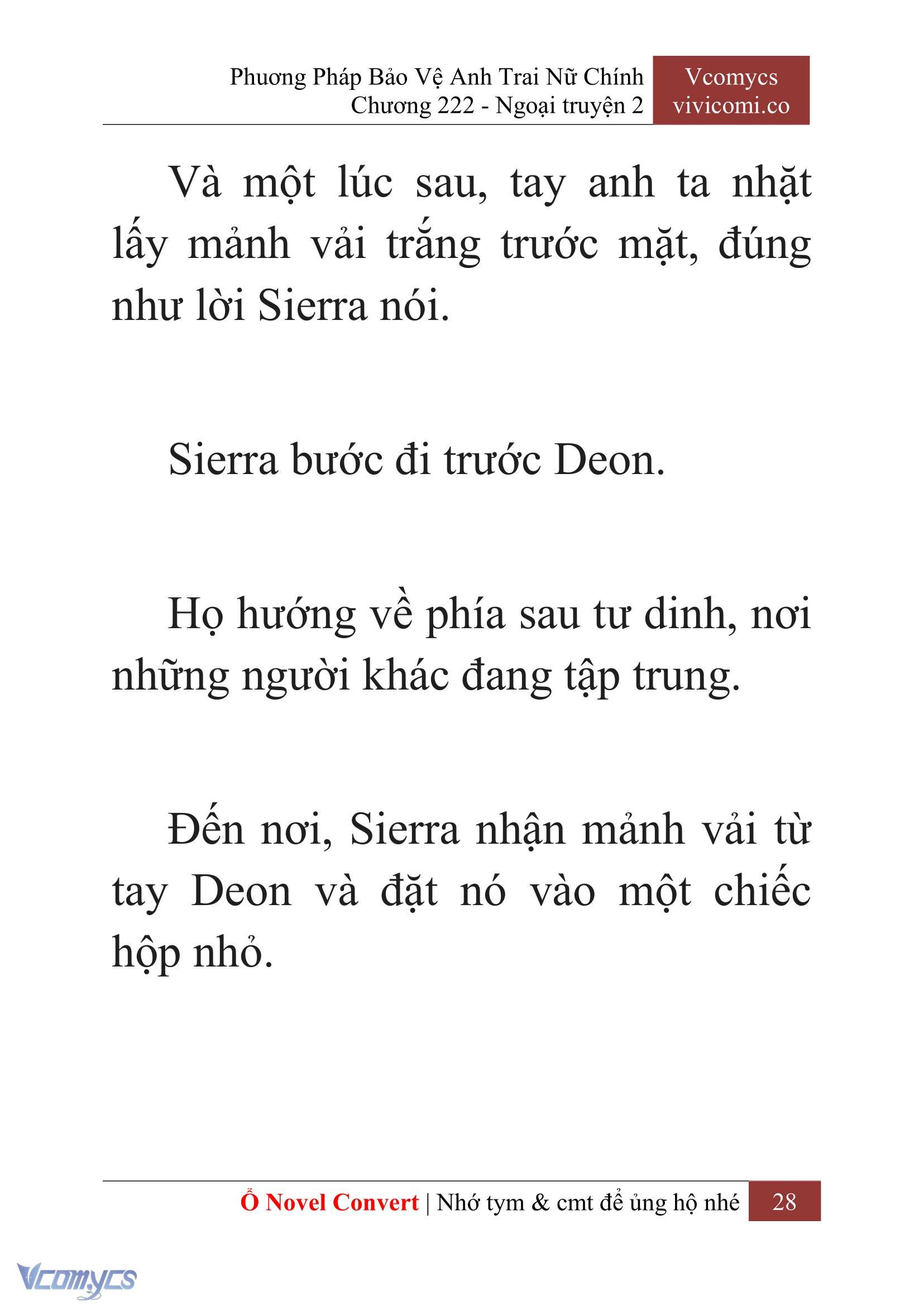 [Novel] Phương Pháp Bảo Vệ Anh Trai Nữ Chính Chap 222 - Trang 2