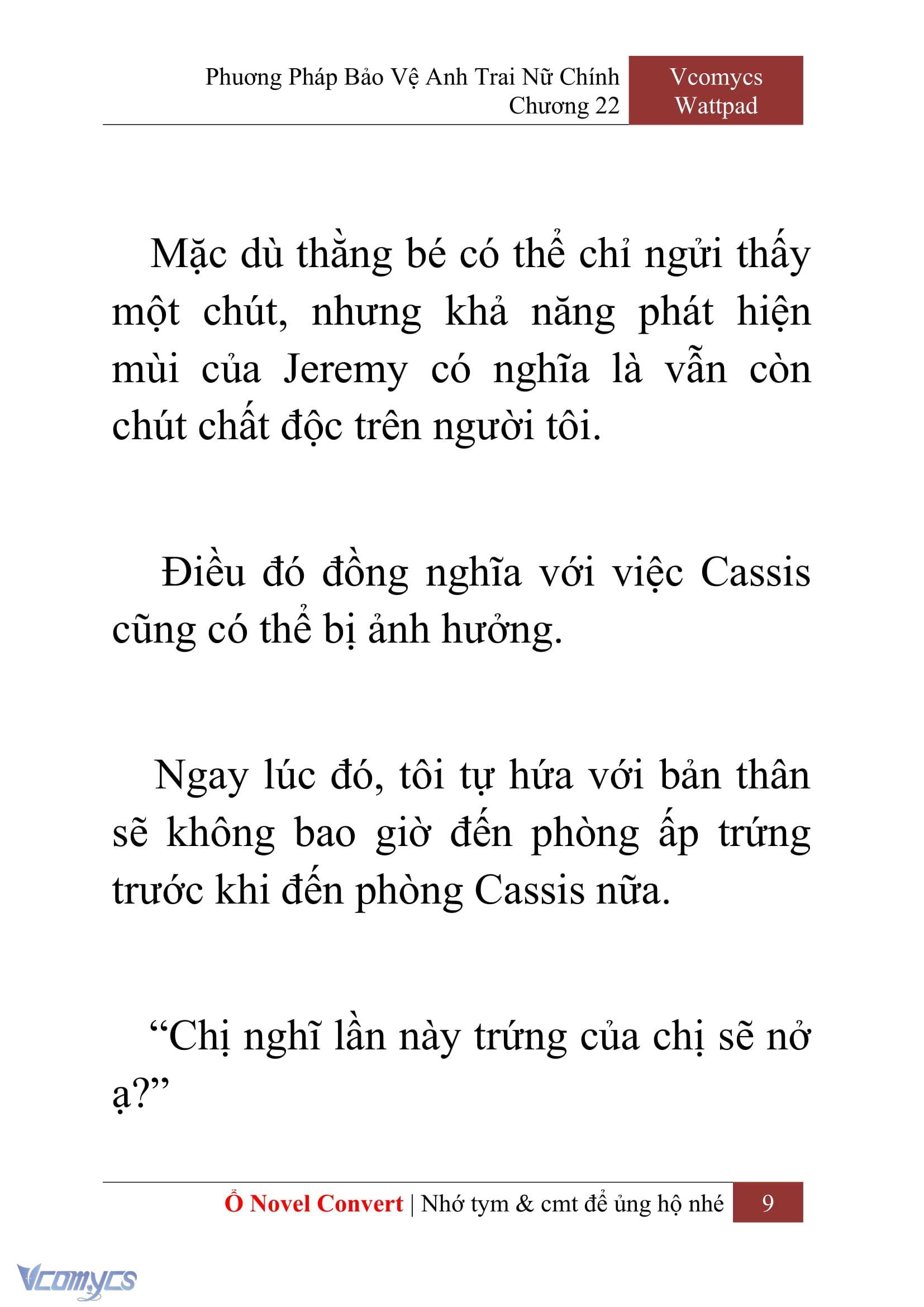 [Novel] Phương Pháp Bảo Vệ Anh Trai Nữ Chính Chap 22 - Trang 2