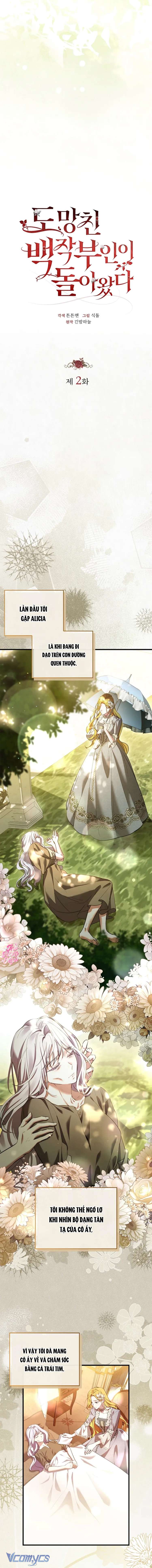 Nữ Bá Tước Bỏ Trốn Đã Quay Trở Lại Chap 2 - Trang 2