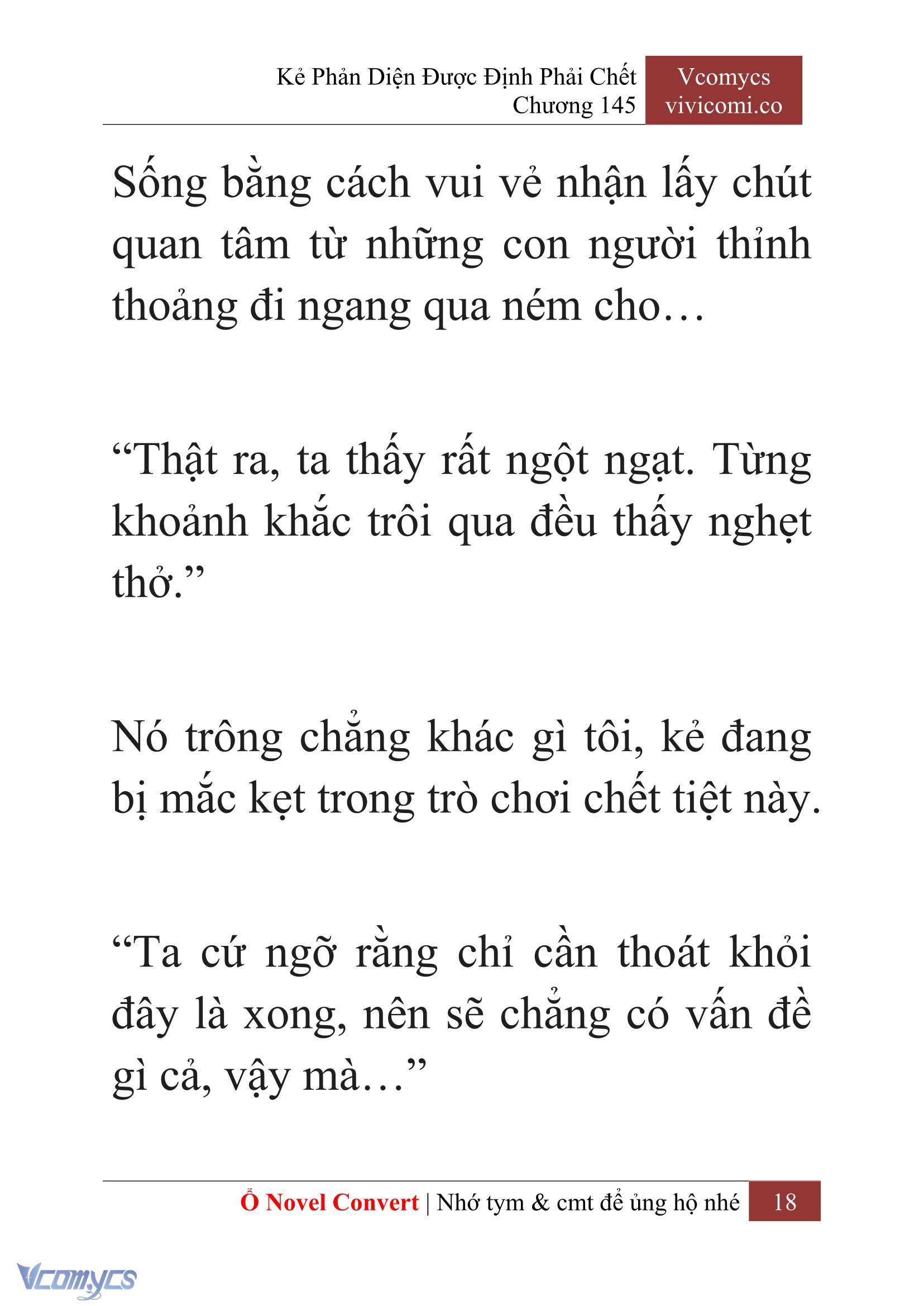 [Novel] Kẻ Phản Diện Được Định Phải Chết Chap 145 - Trang 2