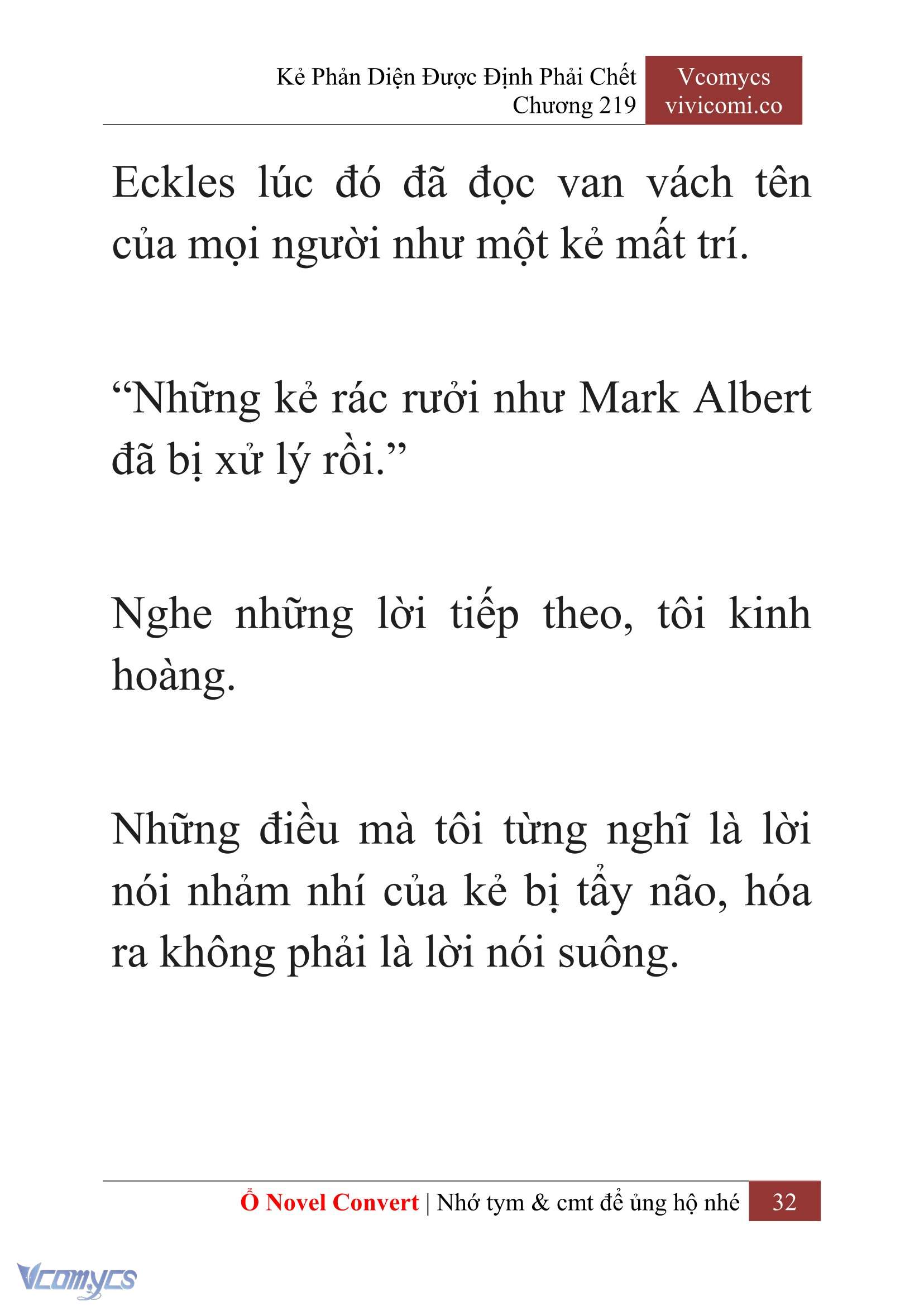 [Novel] Kẻ Phản Diện Được Định Phải Chết Chap 219 - Next Chap 220